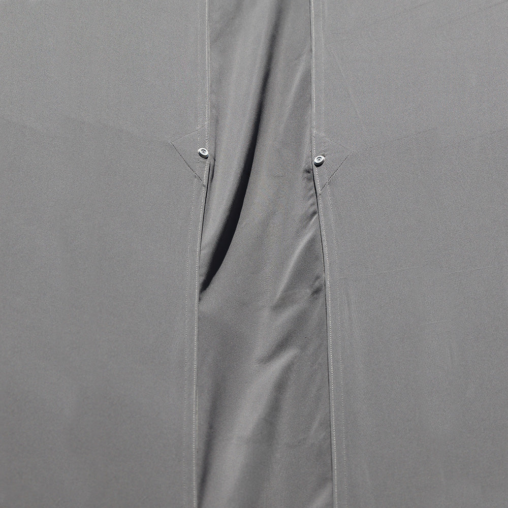 Multi Shade Cantilever Rain Gutter Roof in Grey - Extreme Canopy