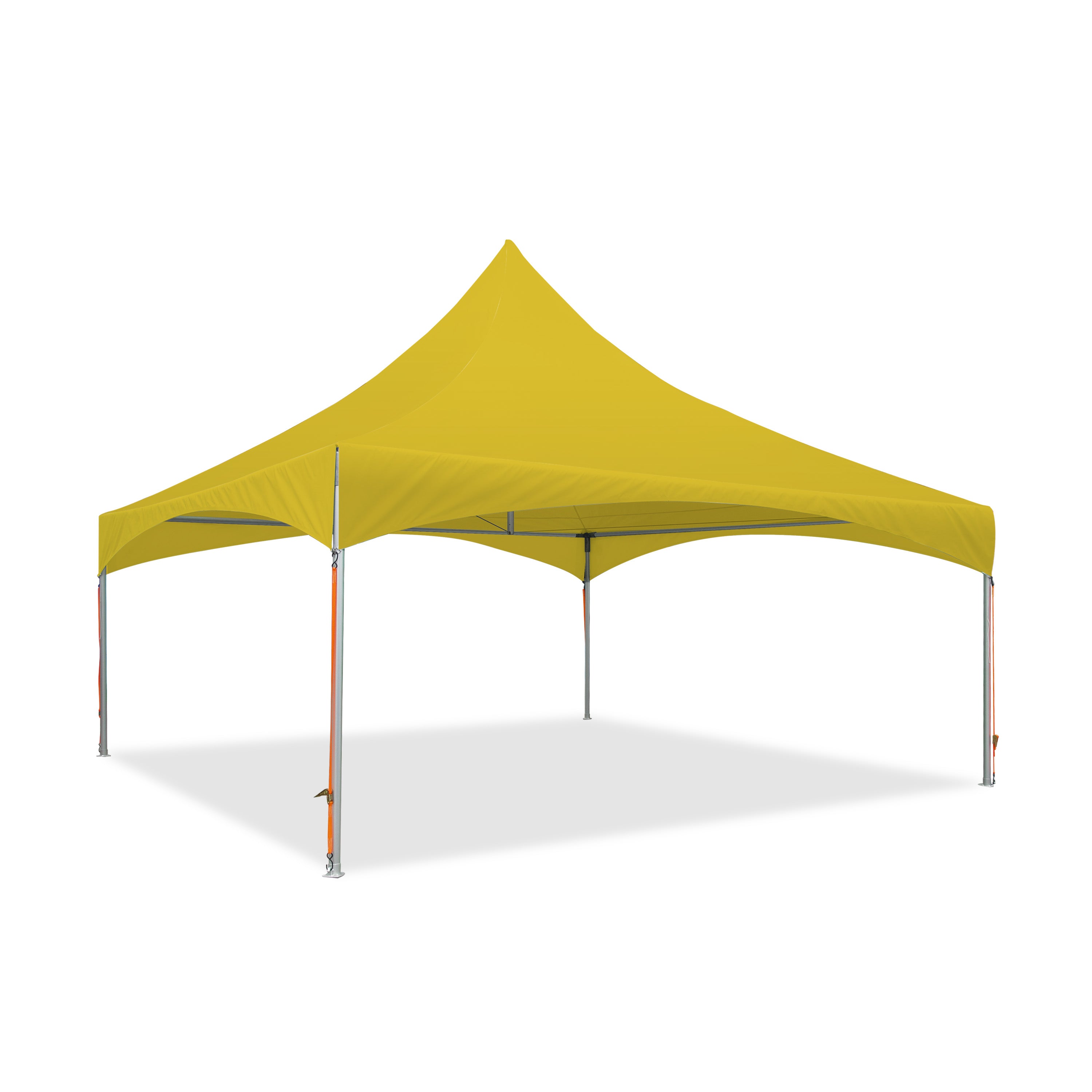 Semi-Permanent 20' x 20' Pavilion Tents in Yellow