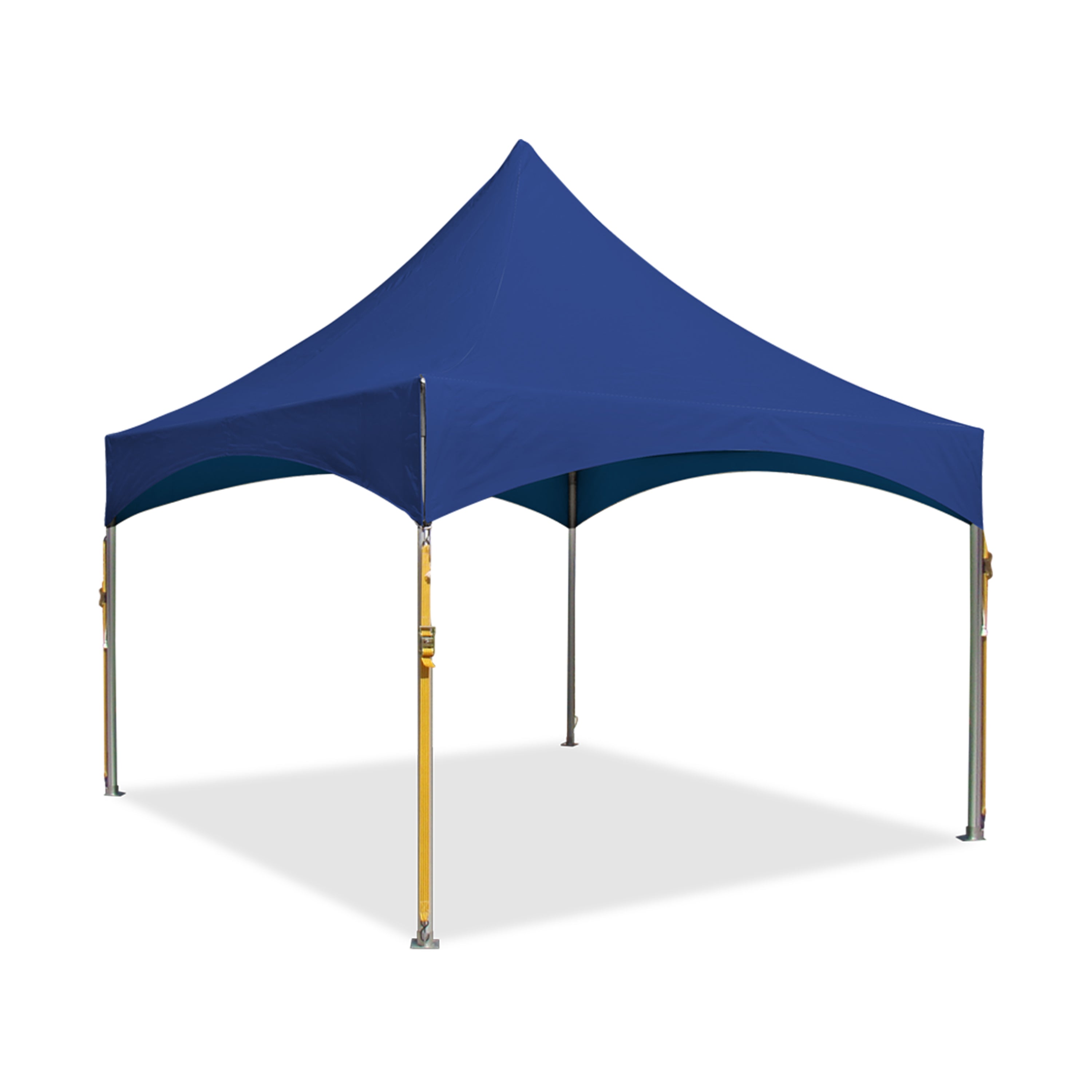 Semi-Permanent Plain Pavilion Tent in Blue