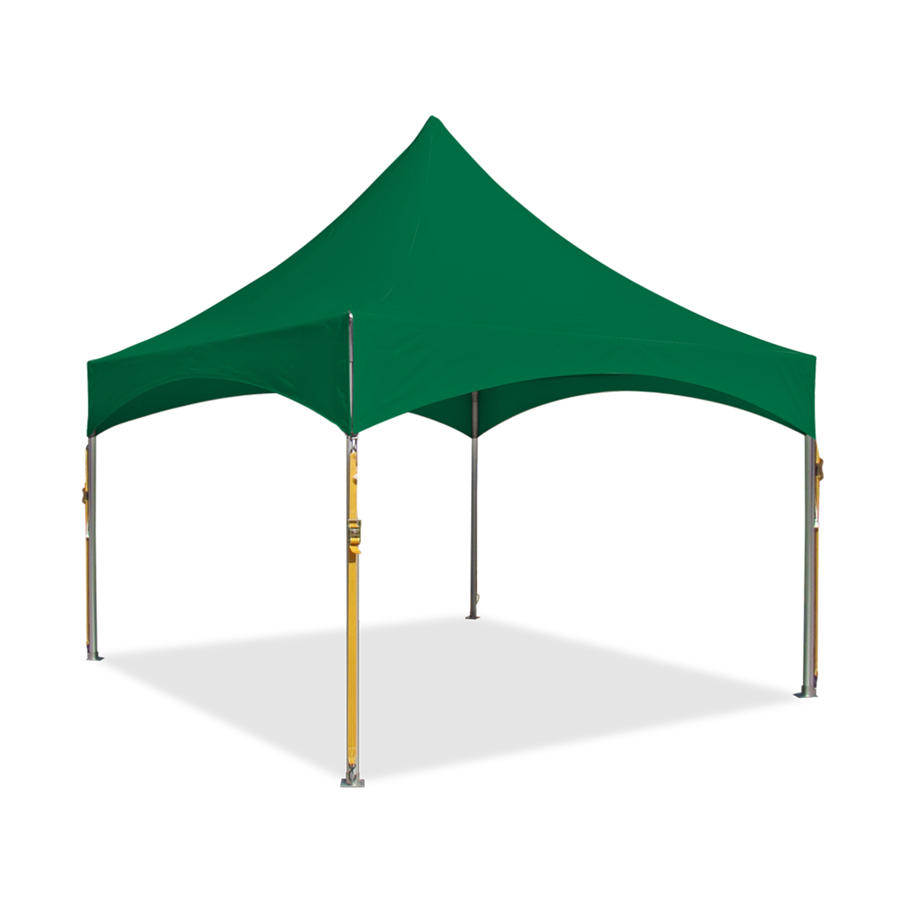 Semi-Permanent Plain Pavilion Tent in Green