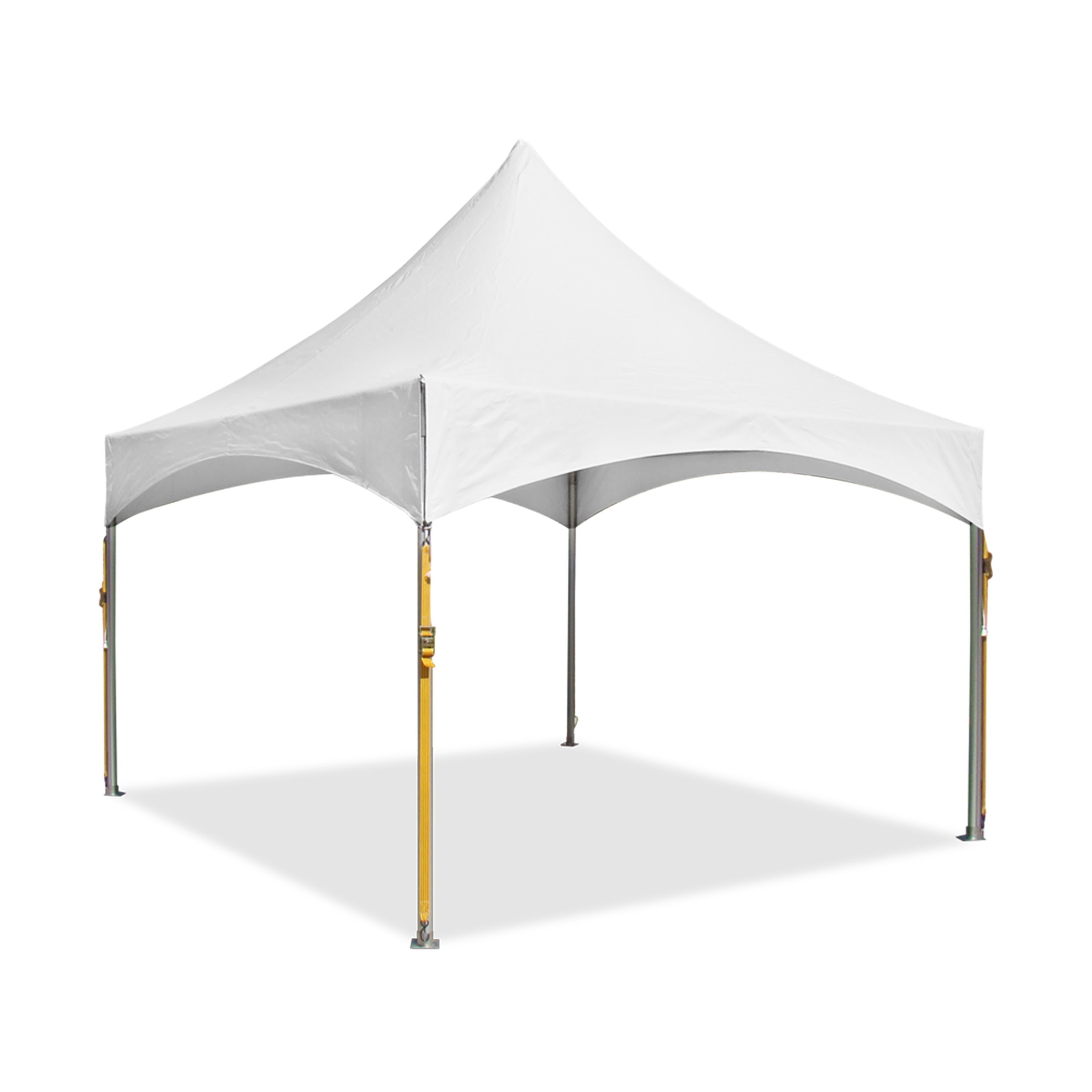 Semi-Permanent Plain Pavilion Tent in White