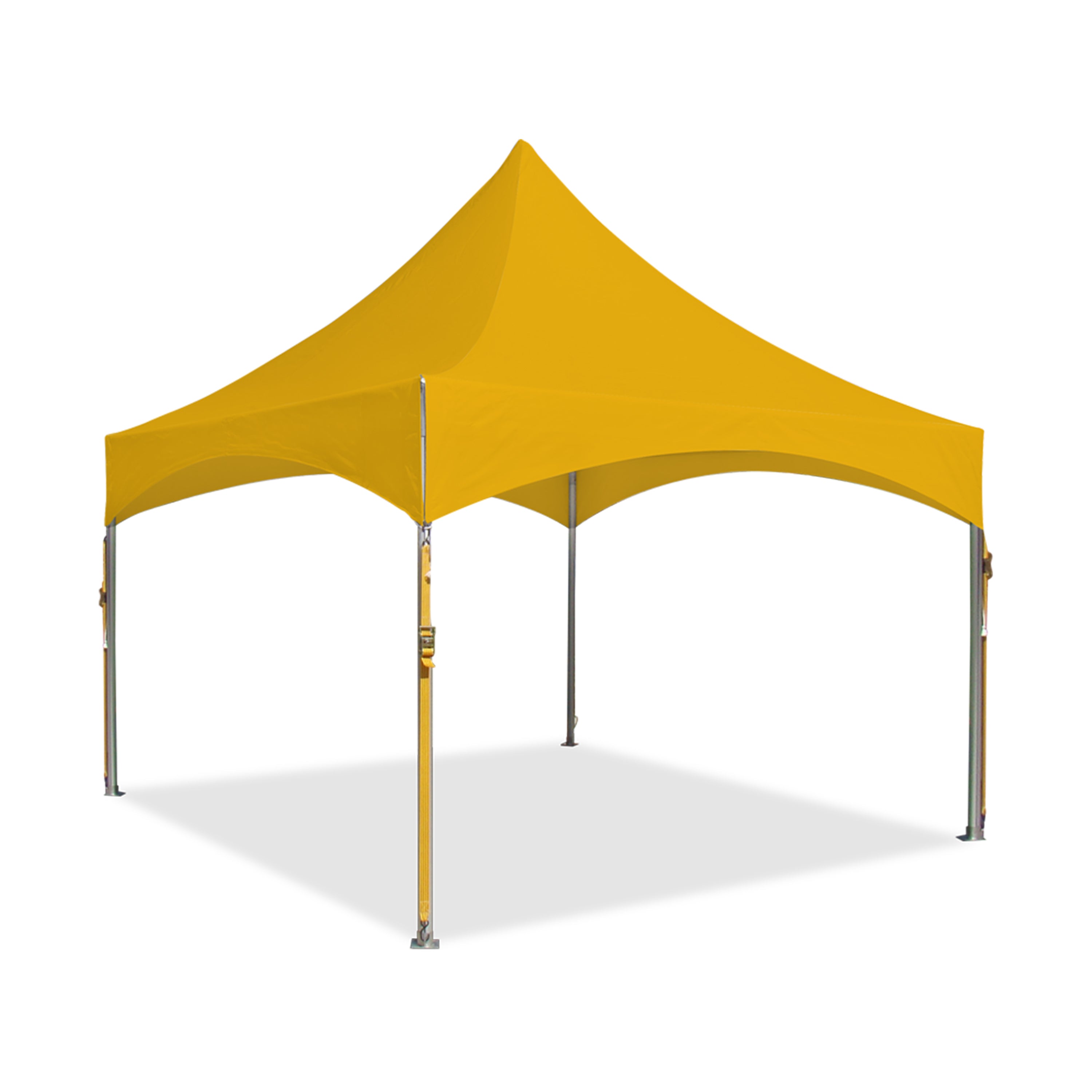 Semi-Permanent Plain Pavilion Tent in Yellow