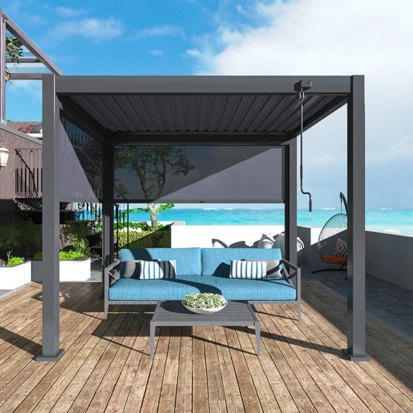 10' Pergola Zip Screen - Pergola Accessories