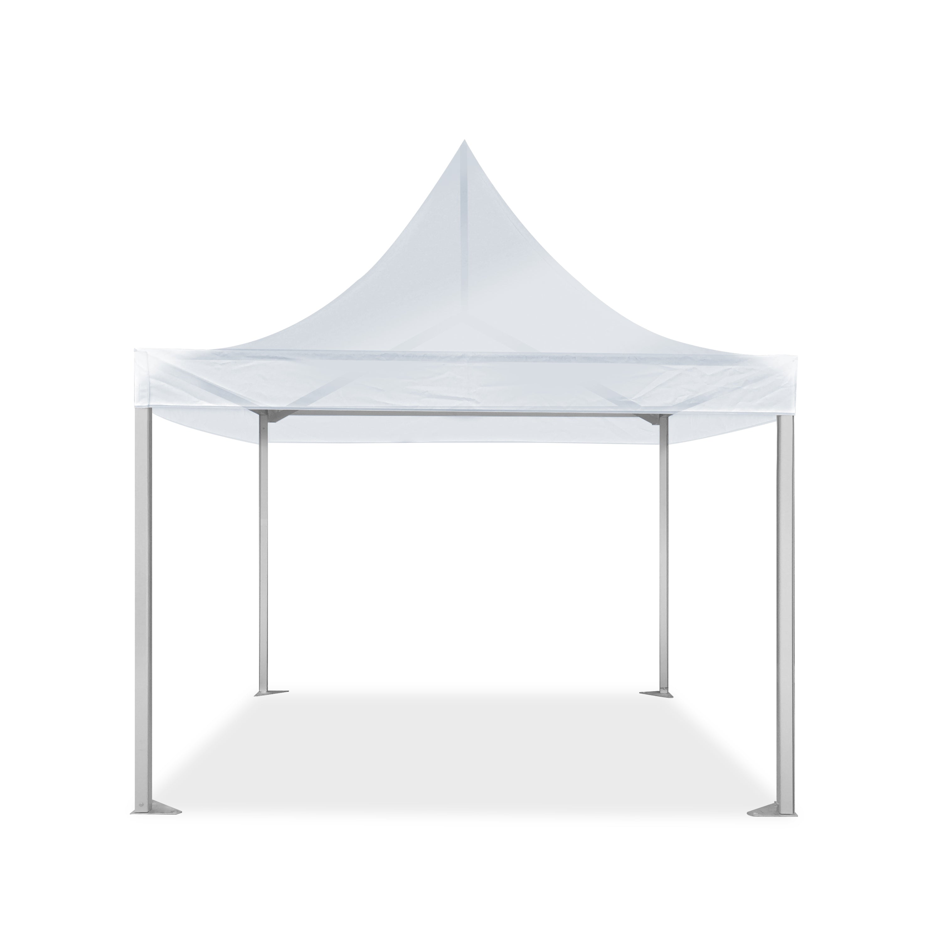 13x13 Pinnacle Semi-Permanent Tent White