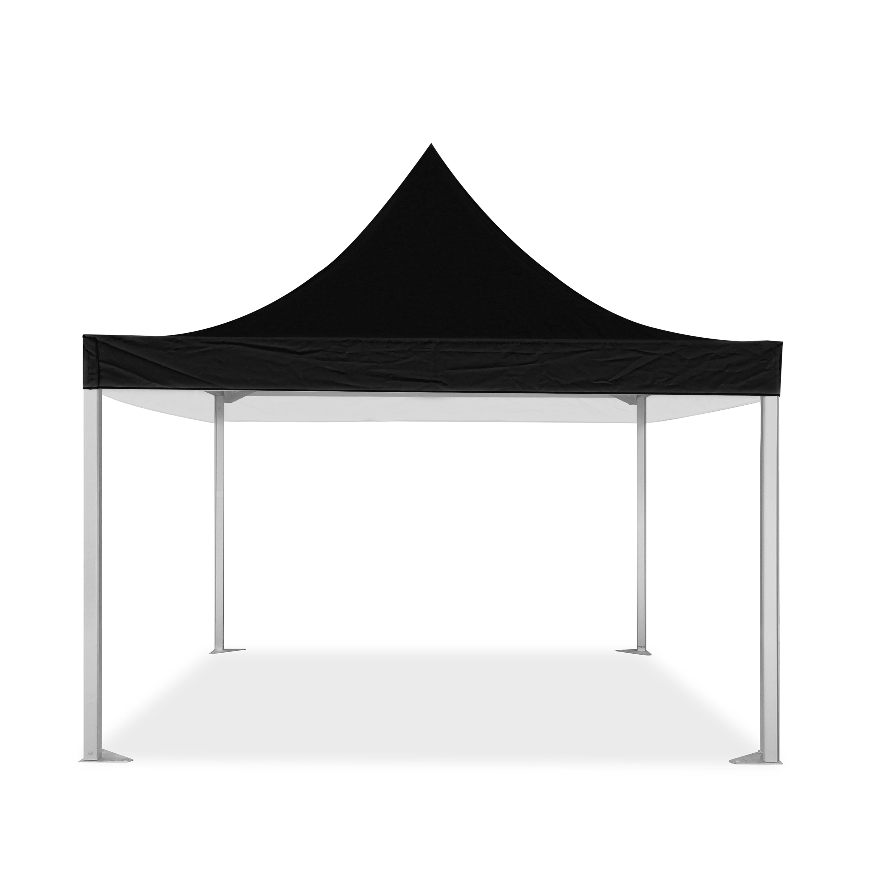 16x16 Pinnacle Semi-Permanent Tent Black