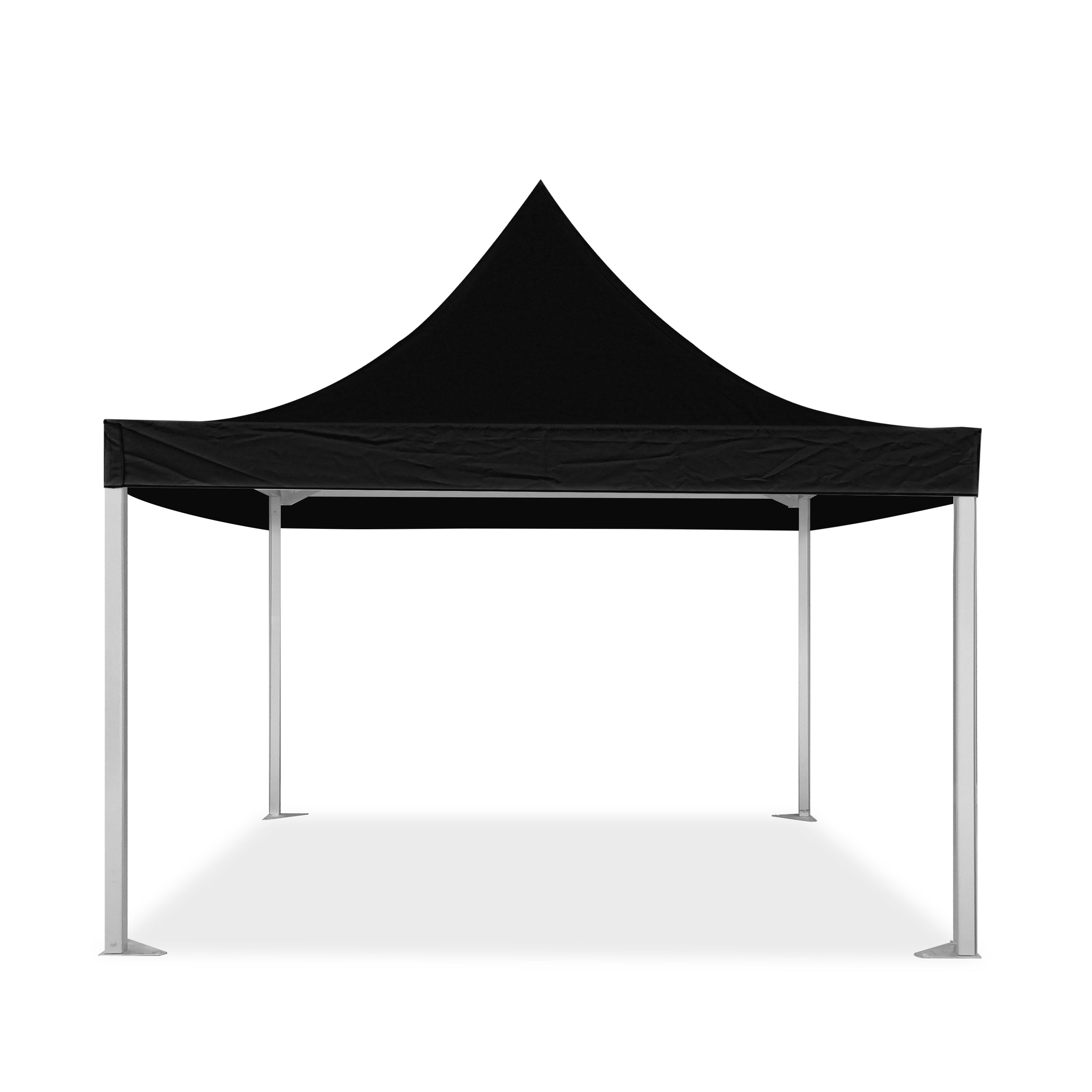 16x16 Pinnacle Semi-Permanent Tent Black