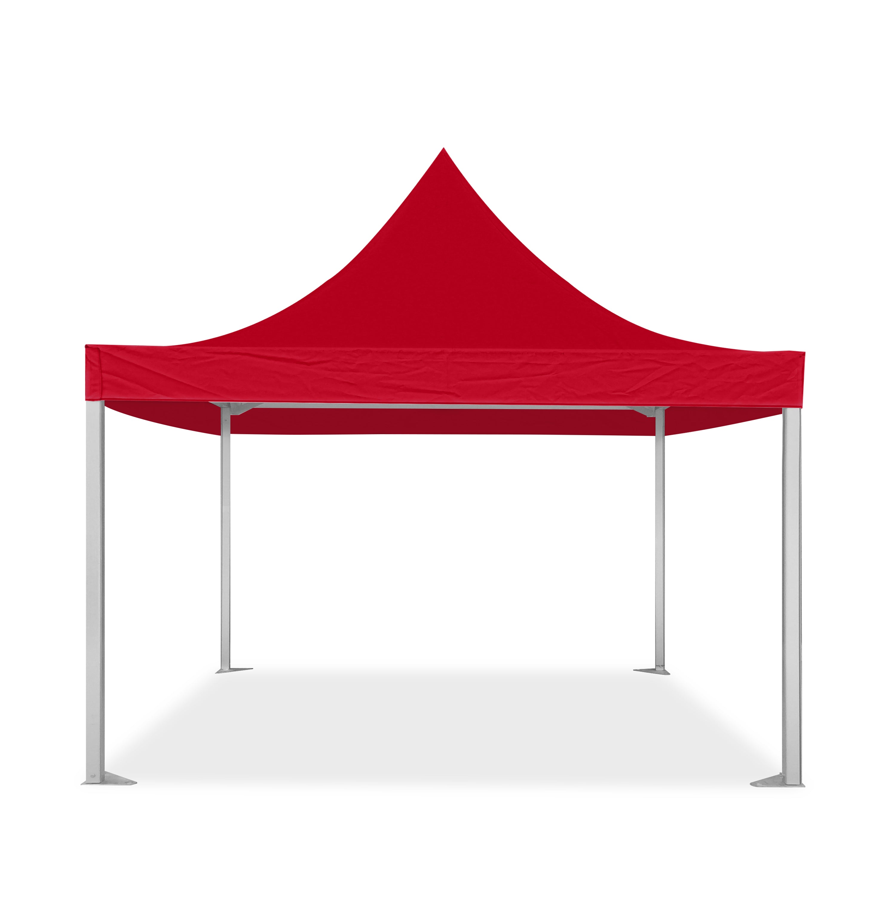 16x16 Pinnacle Semi-Permanent Tent Red