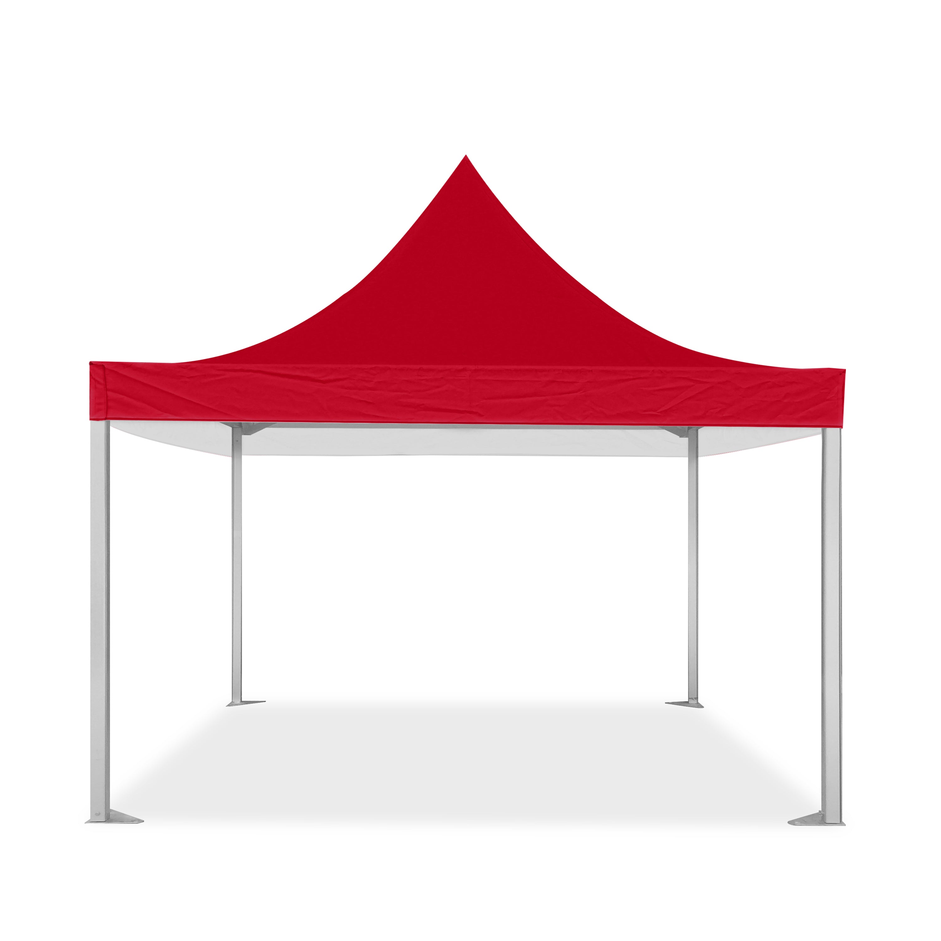 16x16 Pinnacle Semi-Permanent Tent Red