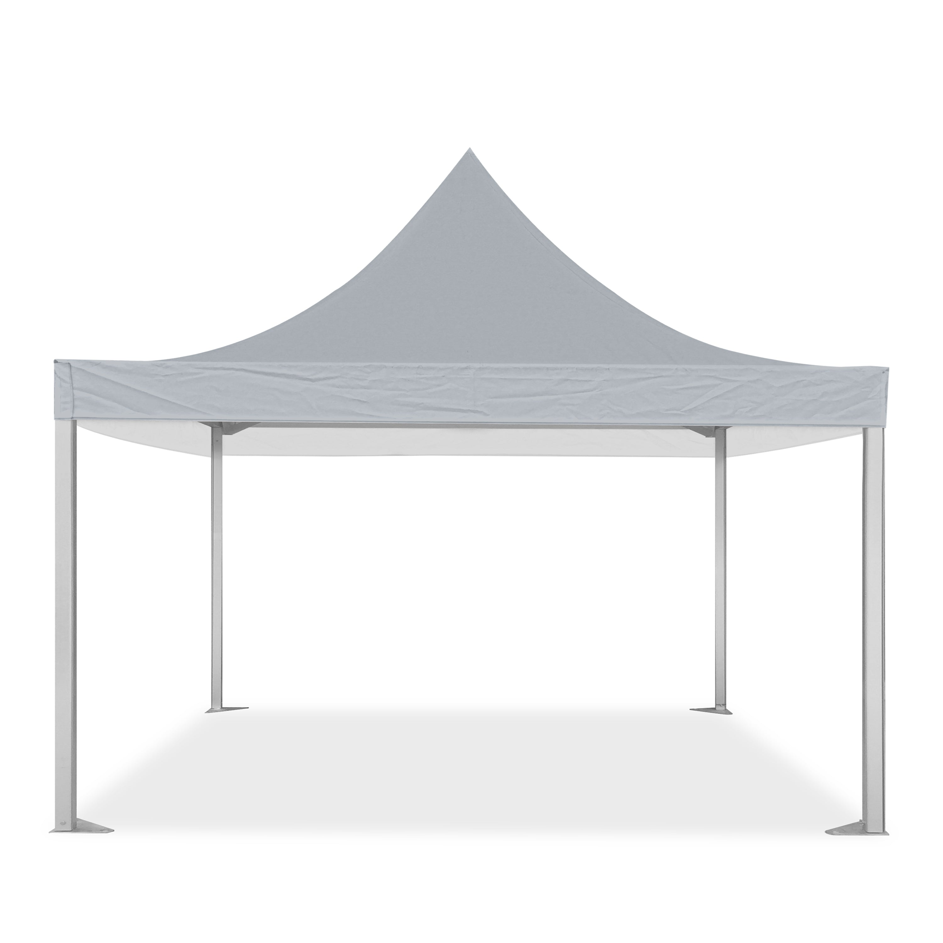 20x20 Pinnacle Semi-Permanent Tent Grey