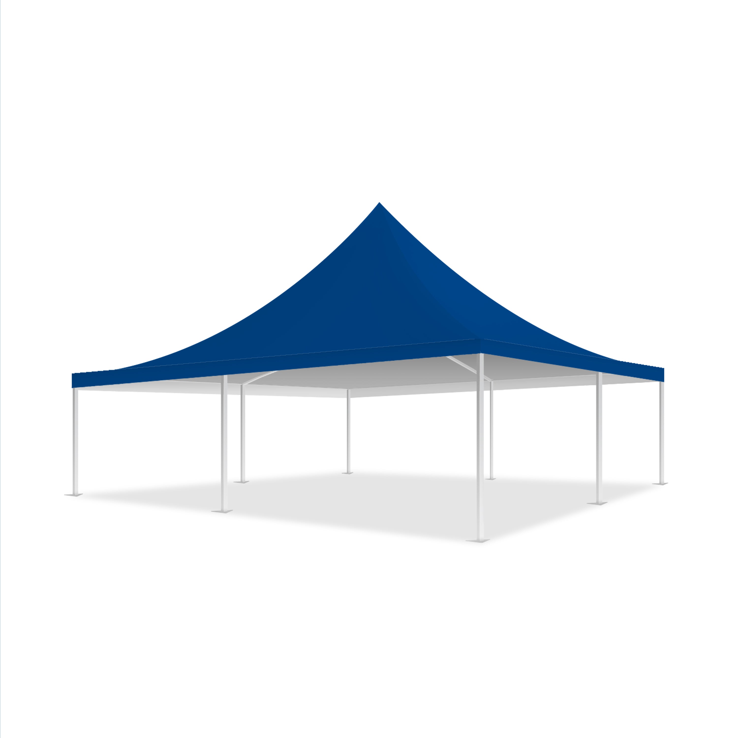 26x26 Pinnacle Semi-Permanent Tent Blue