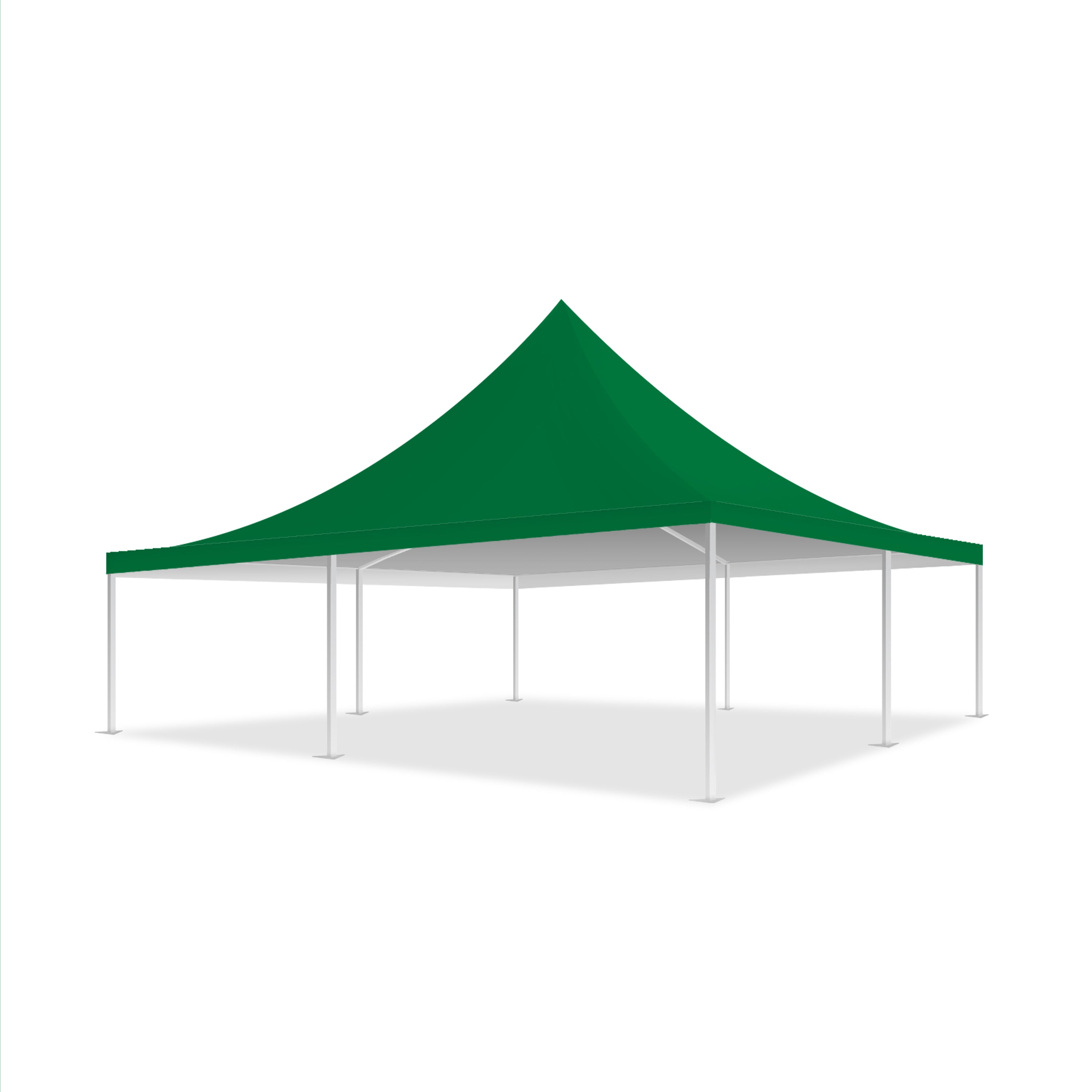 26x26 Pinnacle Semi-Permanent Tent Green
