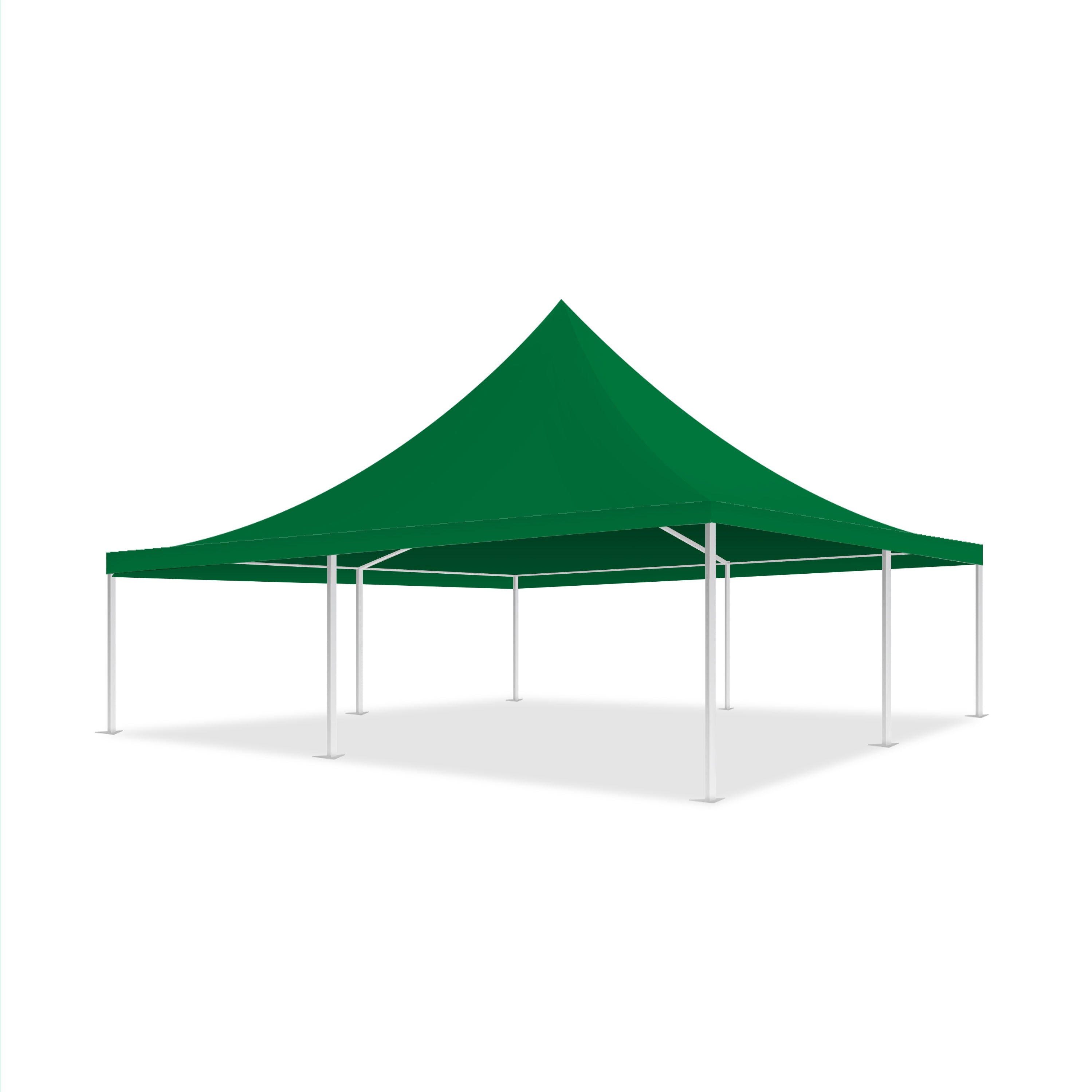 26x26 Pinnacle Semi-Permanent Tent Green