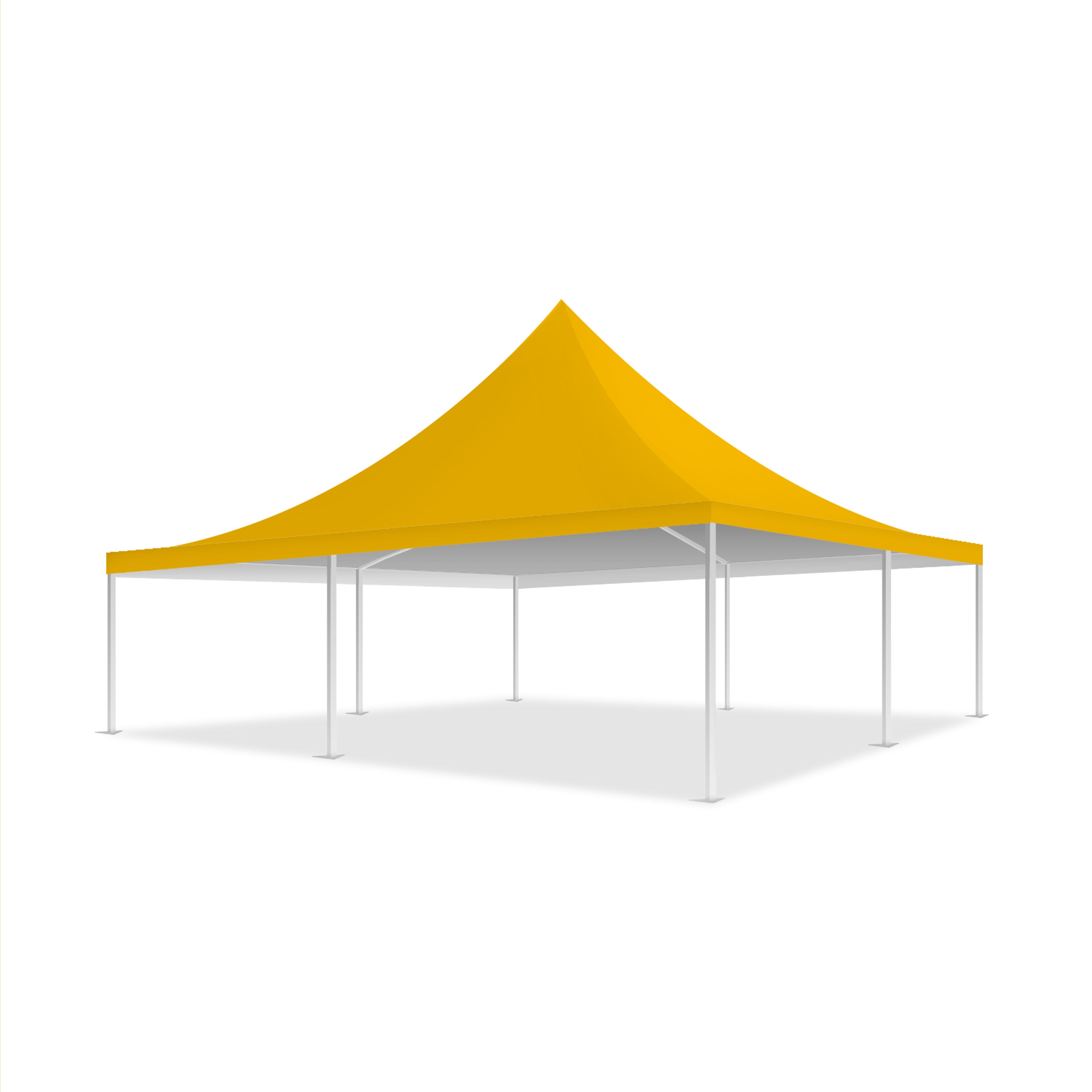 26x26 Pinnacle Semi-Permanent Tent Yellow