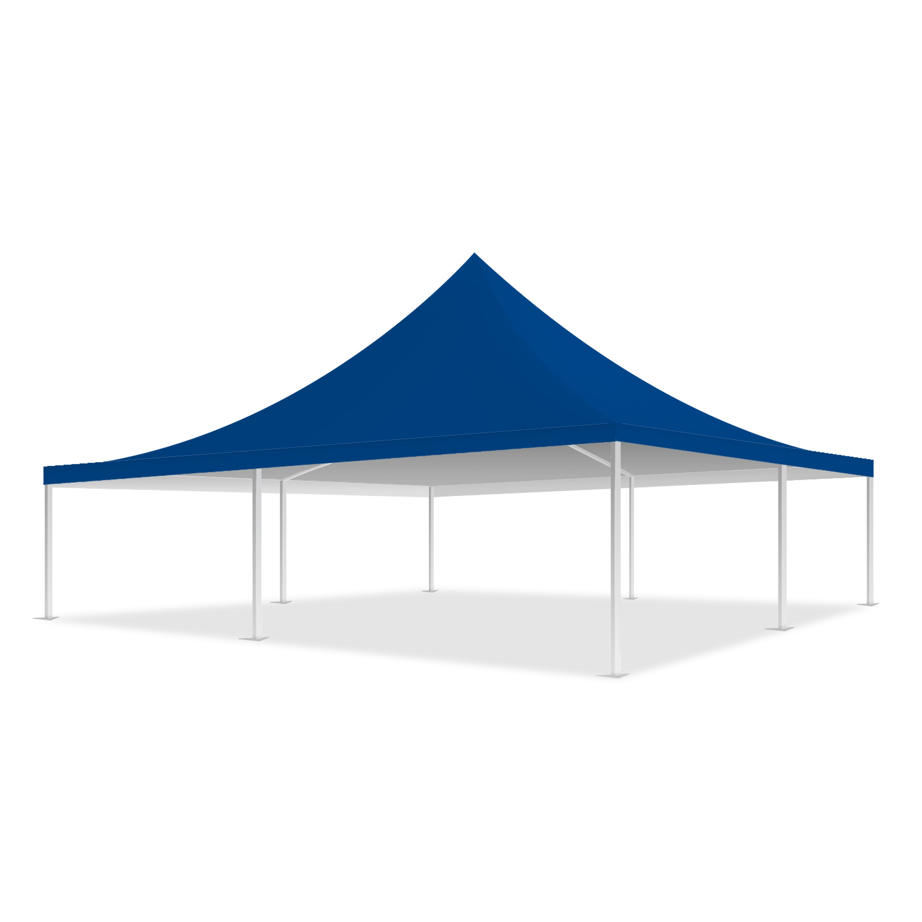 33x33 Pinnacle Semi-Permanent Tent Blue