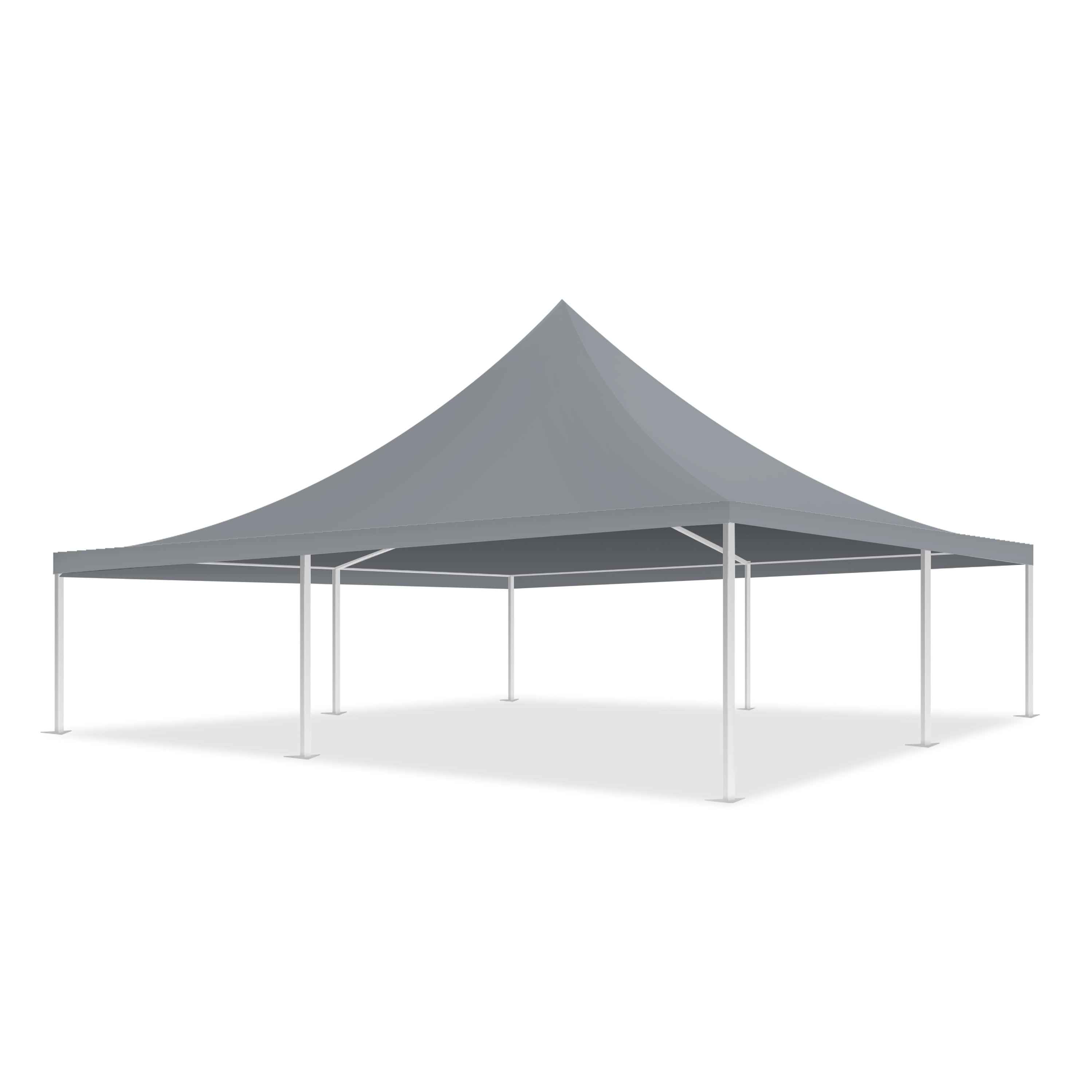 33x33 Pinnacle Semi-Permanent Tent Gray
