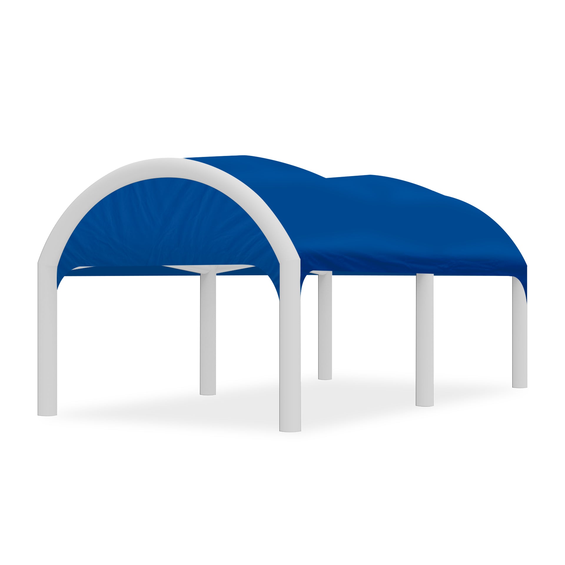 13x20 Polaris High-Pressure Inflatable Tent in Blue with White Frame