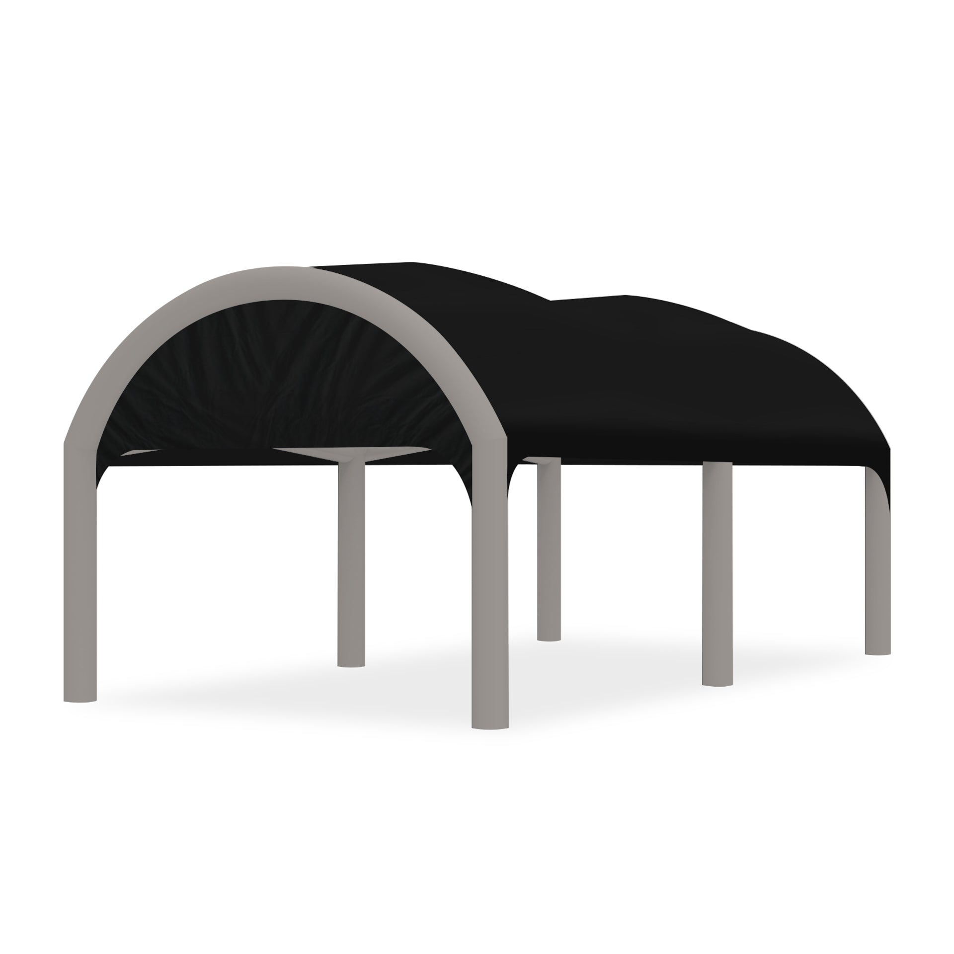 13x20 Polaris High-Pressure Inflatable Tent in Black with Gray Frame