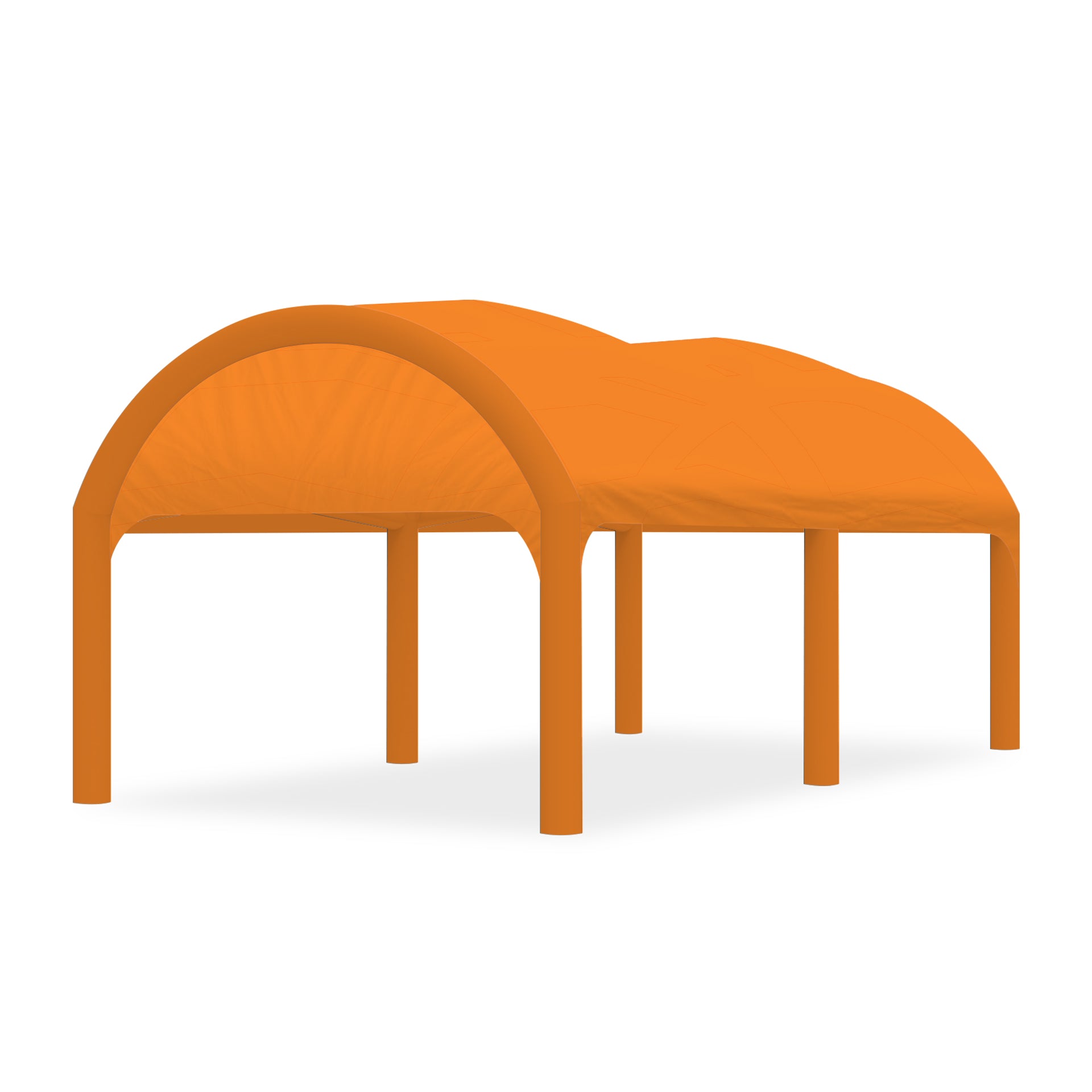 13x20 Polaris High-Pressure Inflatable Tent in Orange with Orange Frame