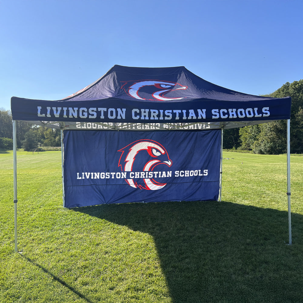 20' Tec Custom Printed Canopy Wall