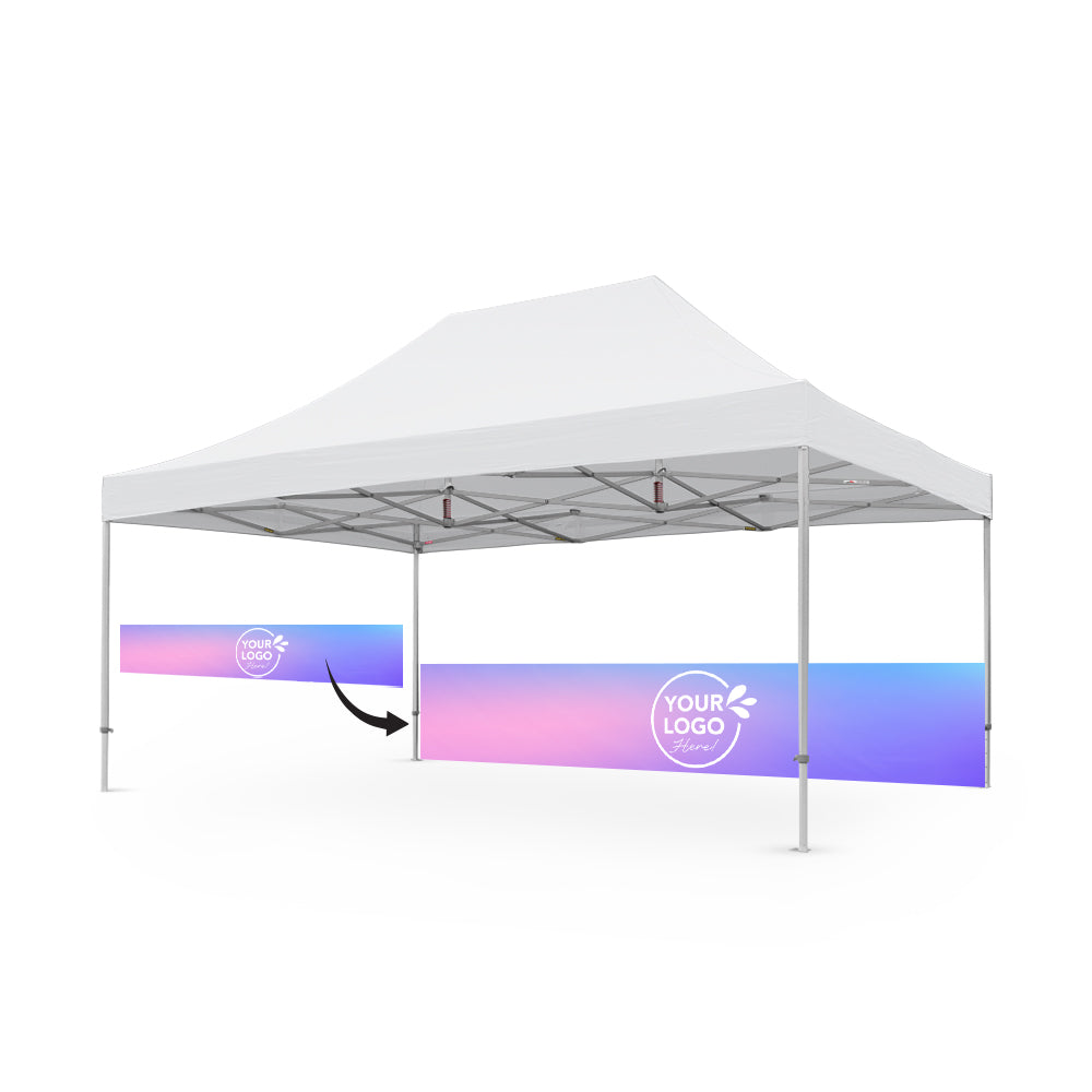 20' Tec Custom Printed Canopy Full Wall