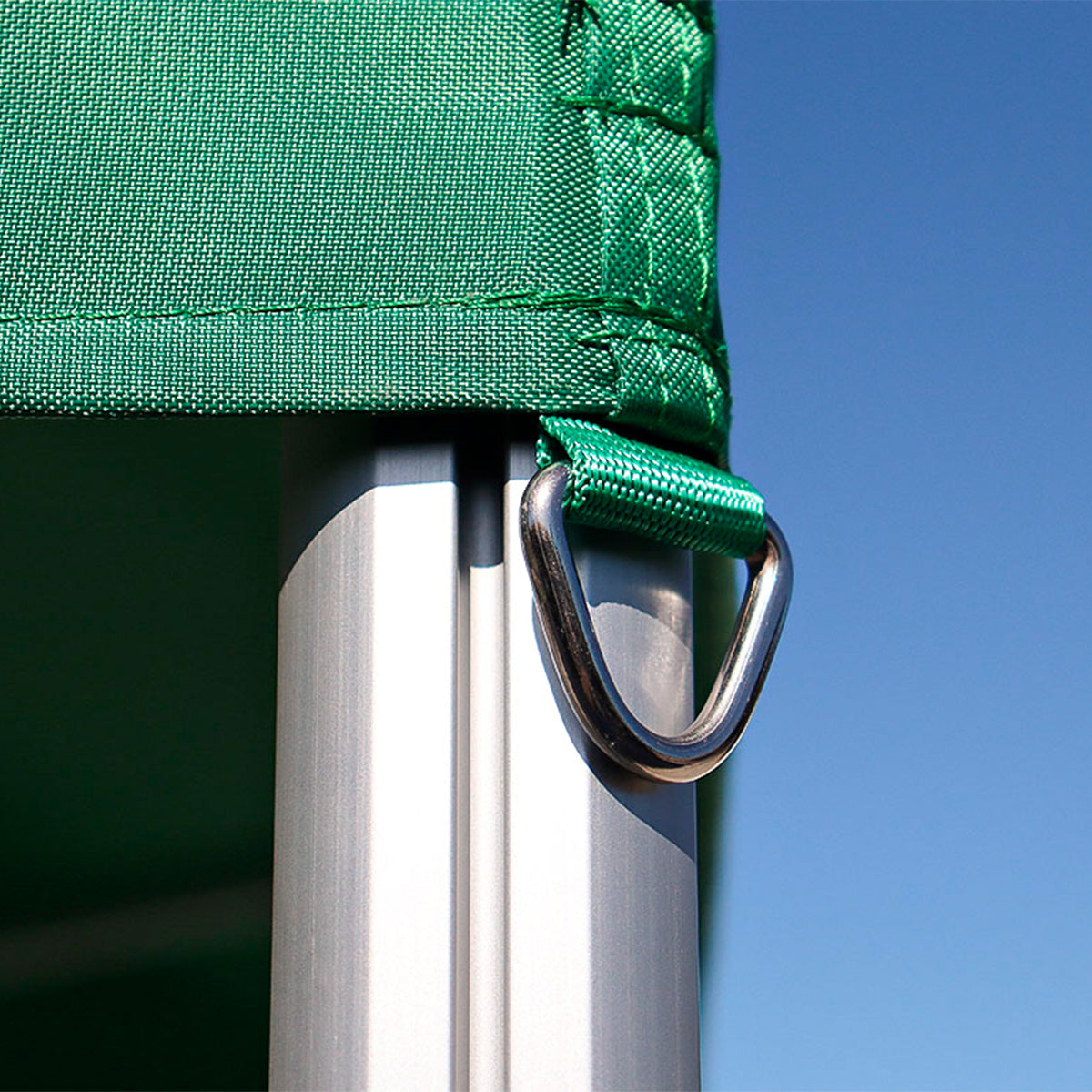 Q8 Quasar Canopy with TIE DOWN POINT Included on each corner to help secure it firmly to the ground to increase outdoor stability in various weather conditions.