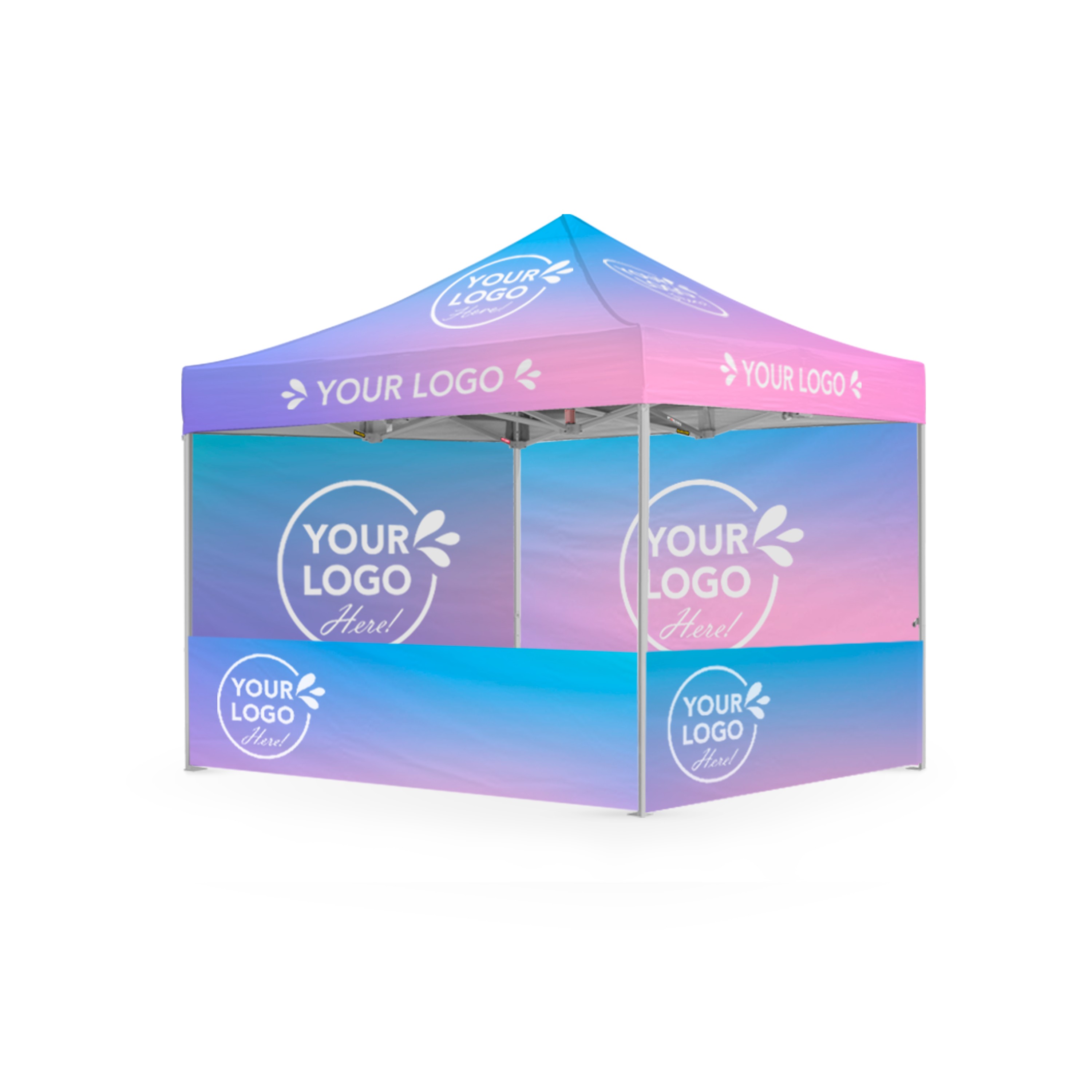 Q8 10x10 Custom Canopy Event Presence Package