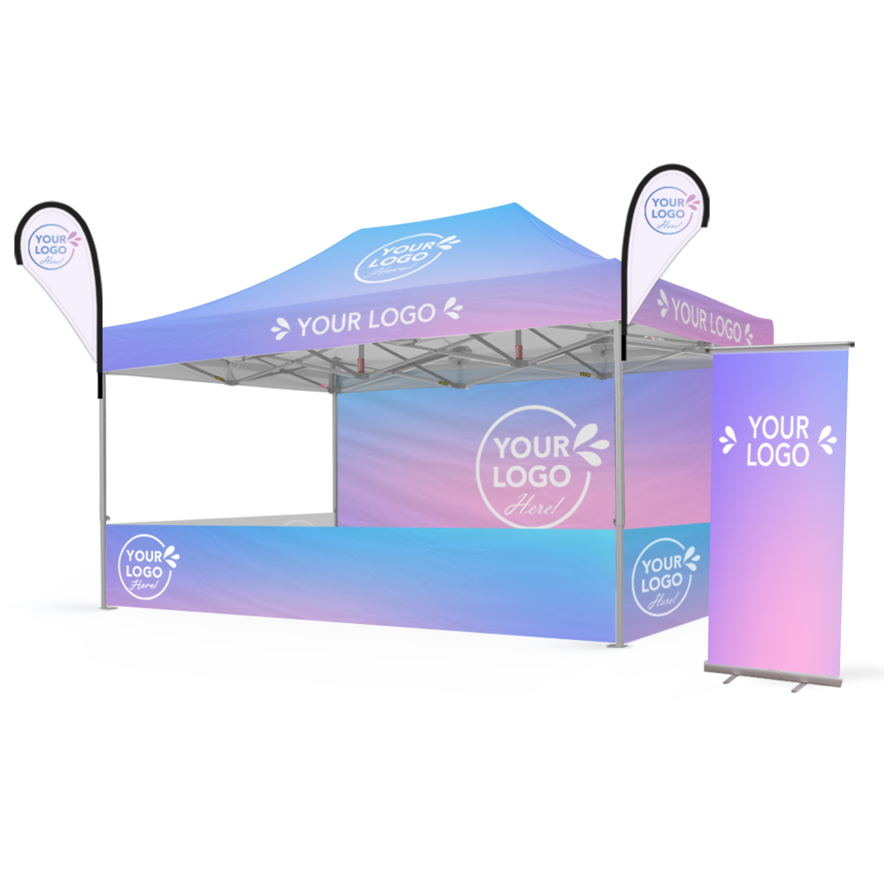 10’ x 15’ Custom Canopy | Complete Event Package