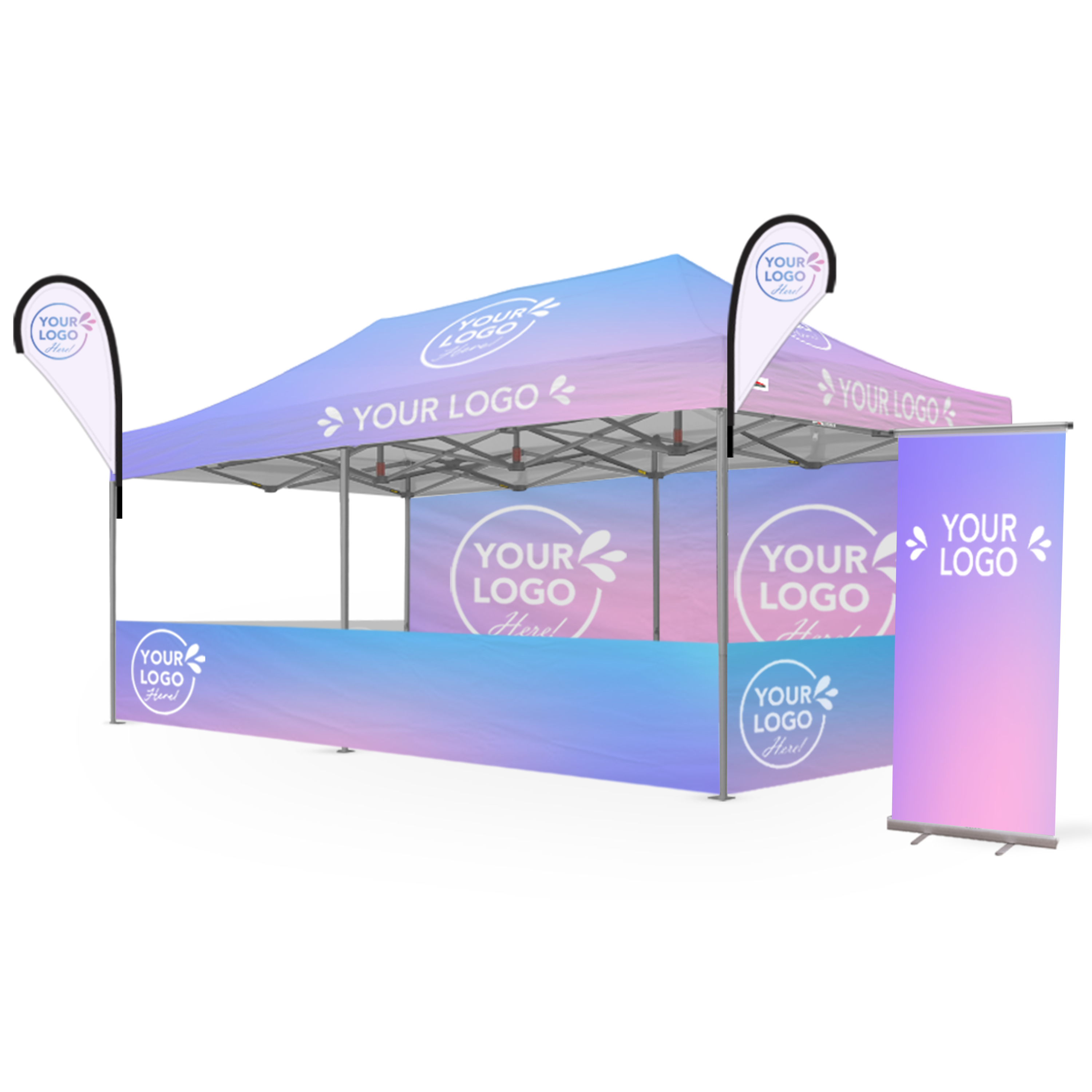 10’ x 20’ Custom Canopy | Complete Event Package