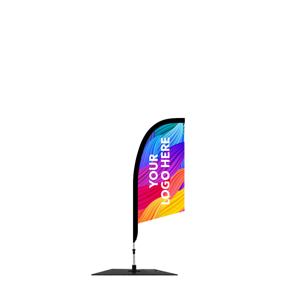 Small Custom feather flag banners by Extreme Marquees