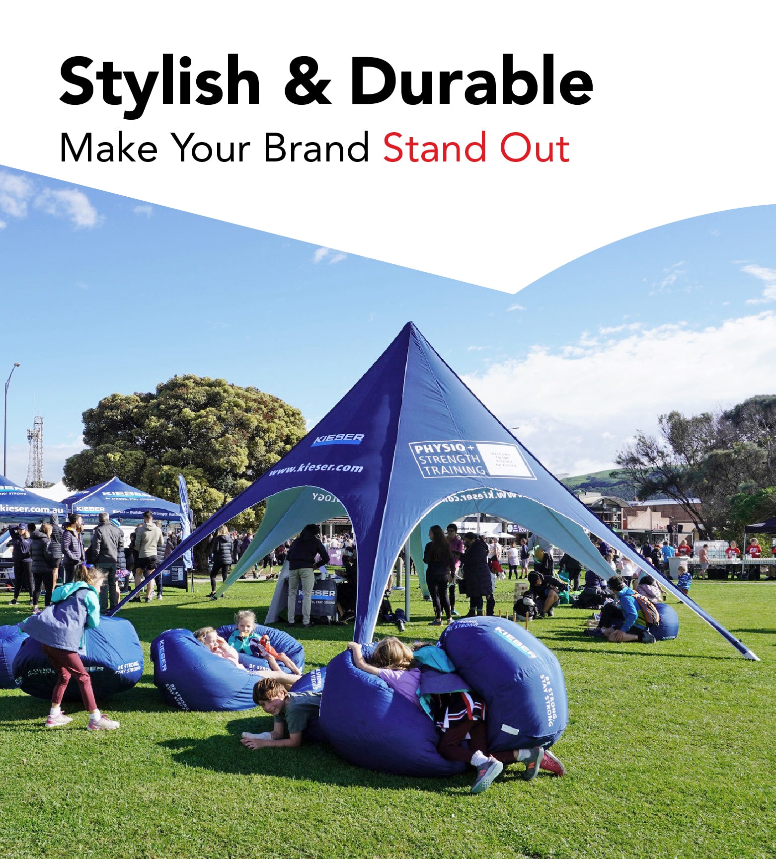 Star Shades set up for outdoor event