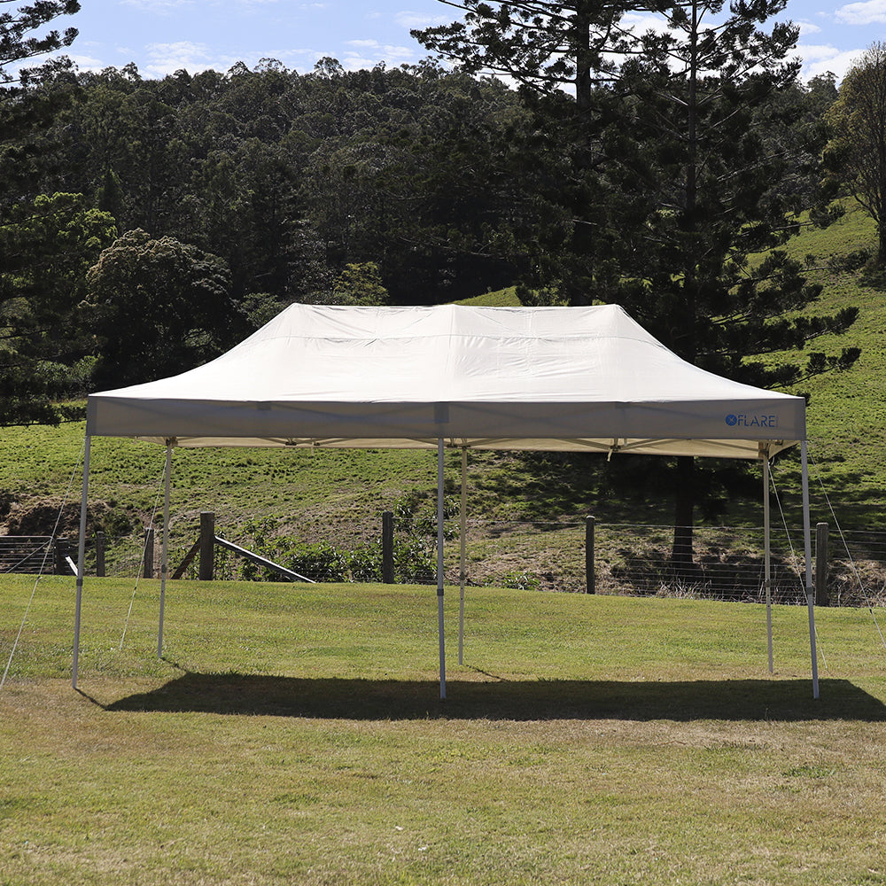 X4 X-trek medium strength 10' x 20' canopy tent outdoor set up