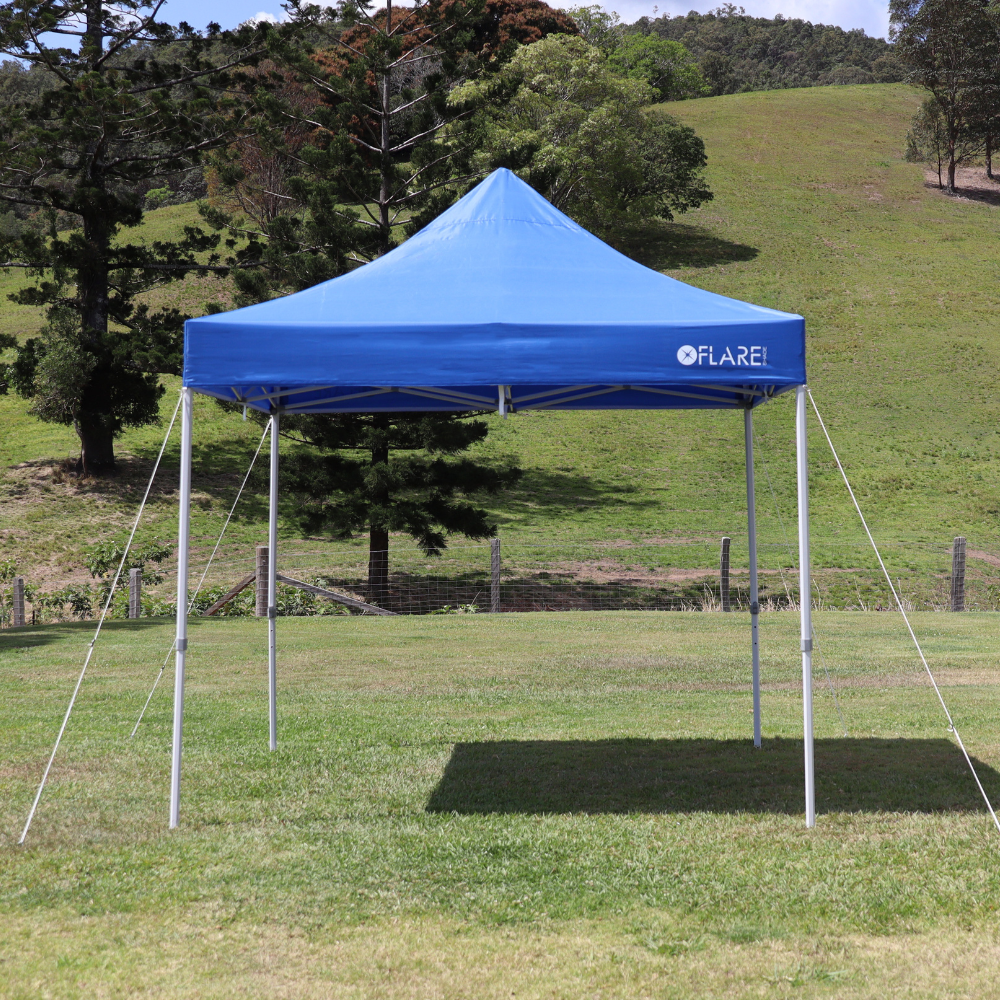 X4 x-trek medium strength 10' x 10' canopy tent in blue