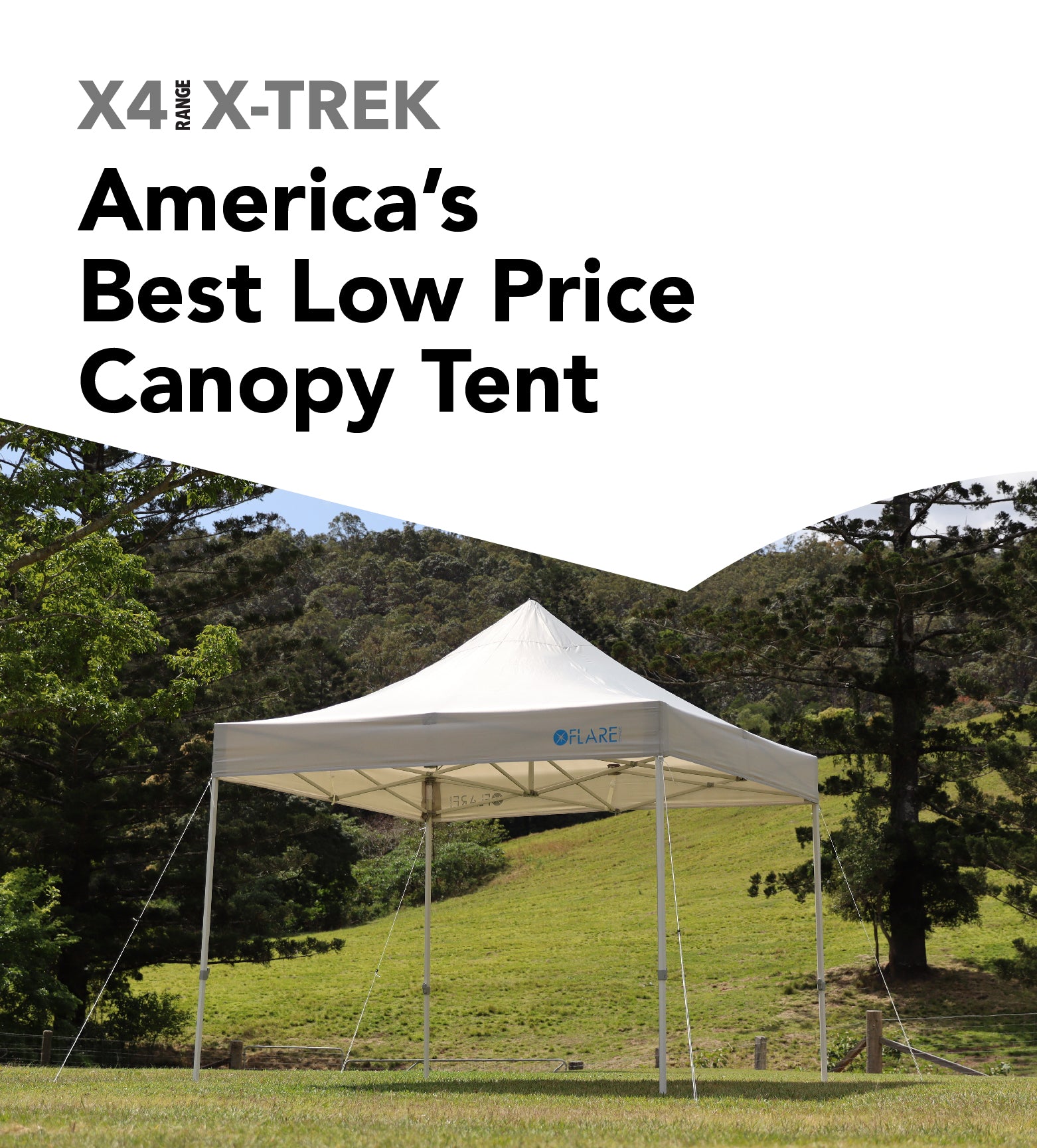 X4 X-TREK Canopy Tent - America's Best Low Price Canopy Tent