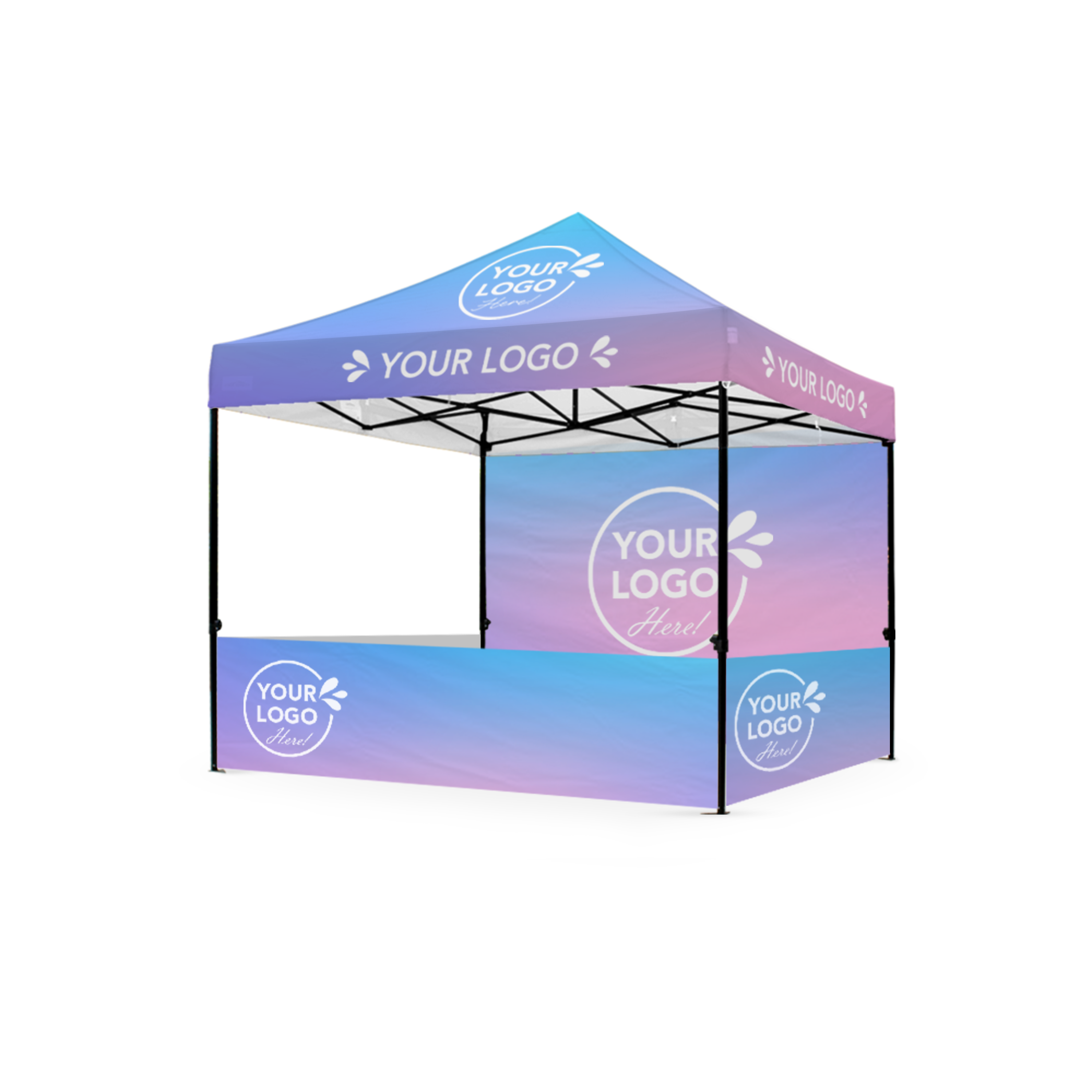 pop up tent with company logo 3m x 3m Printed Folding Marquee | Engage Package - X7 Tectonic - Ultra Strength Aluminum