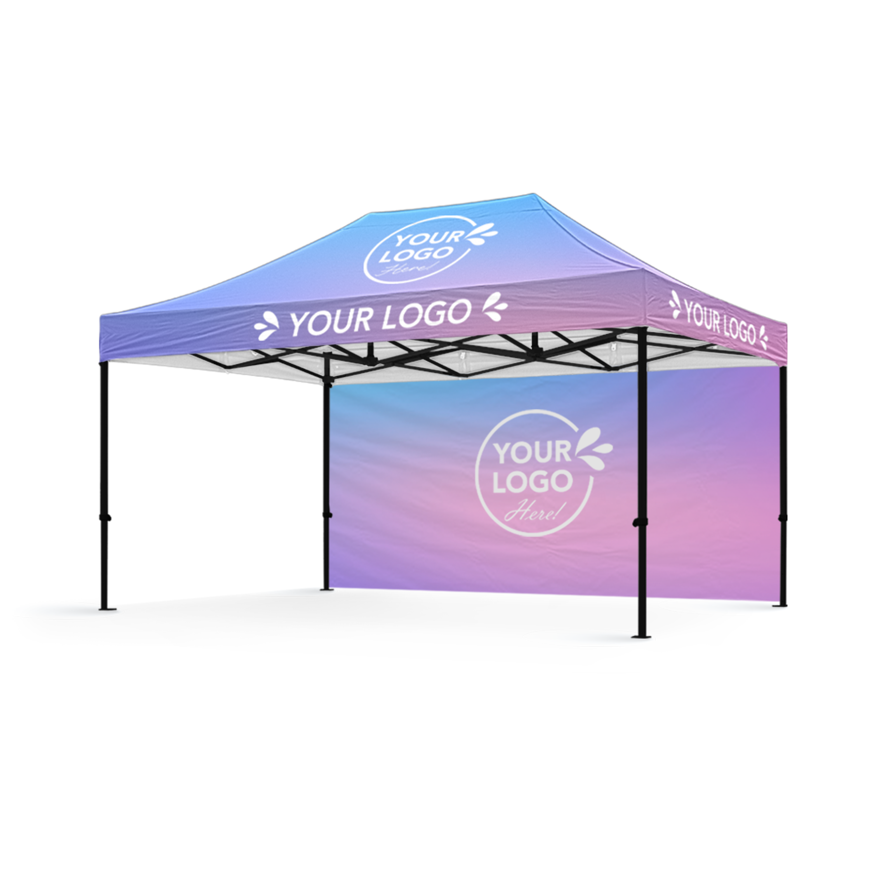10’ x 15’ Custom Canopy Backdrop Boost Package