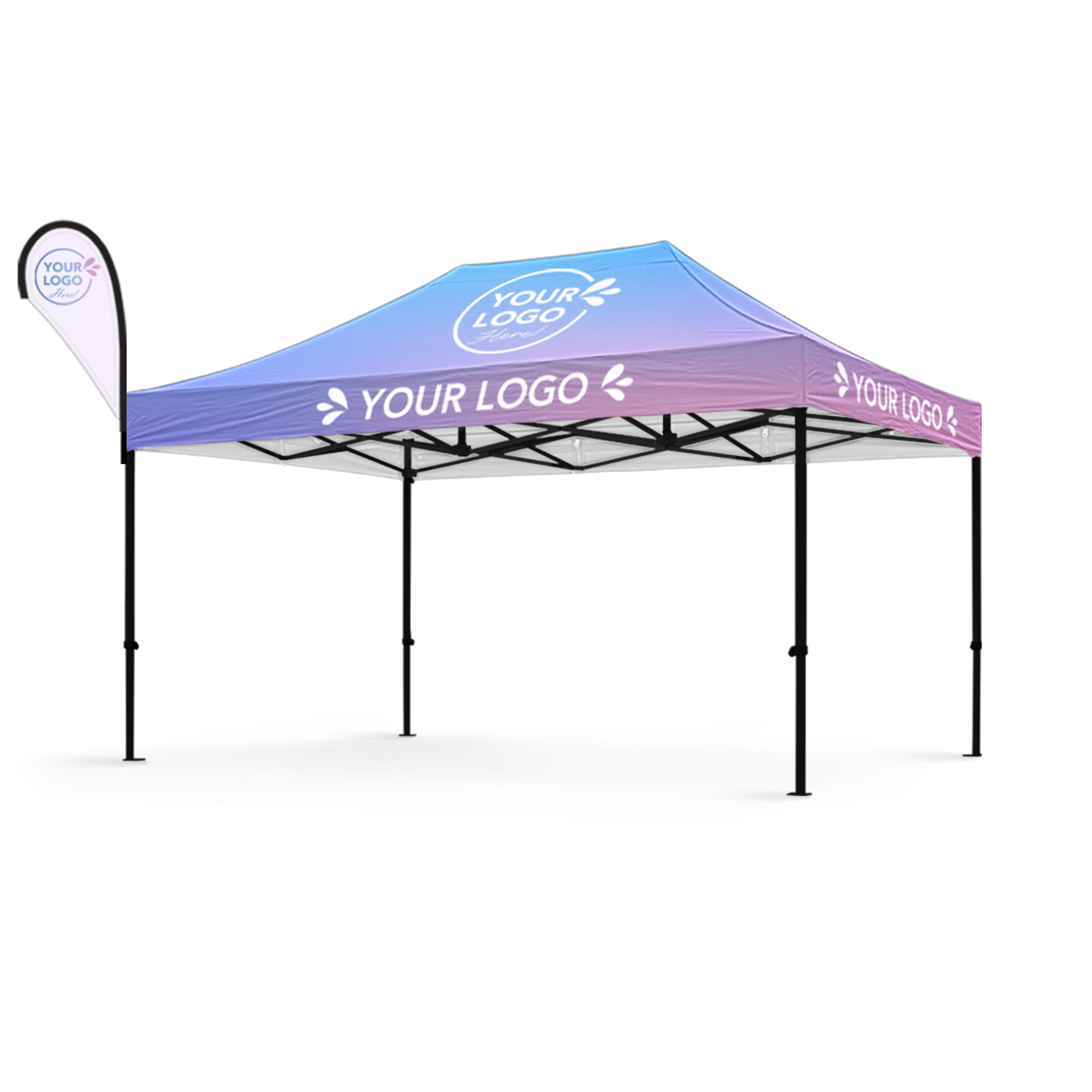 tent display 10’ x 15’ Custom Canopy
