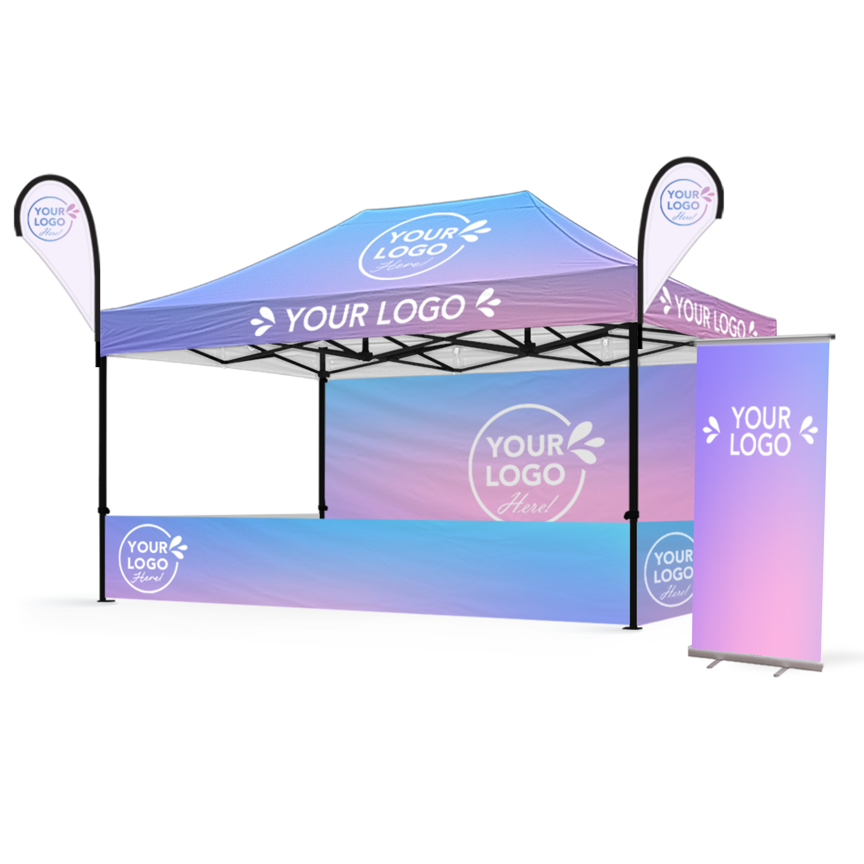 10’ x 15’ Custom Canopy Complete Event Package