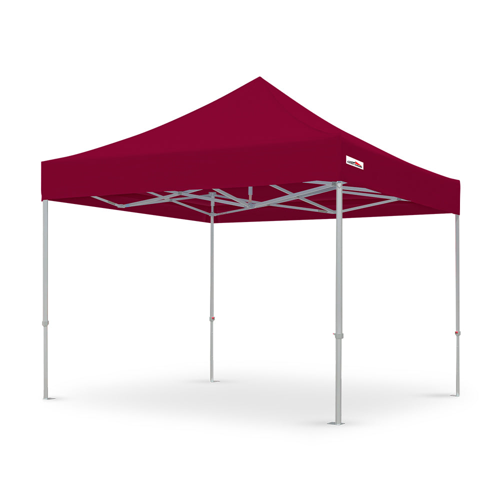 X6 velocity high strength 10x10 canopy tent in maroon