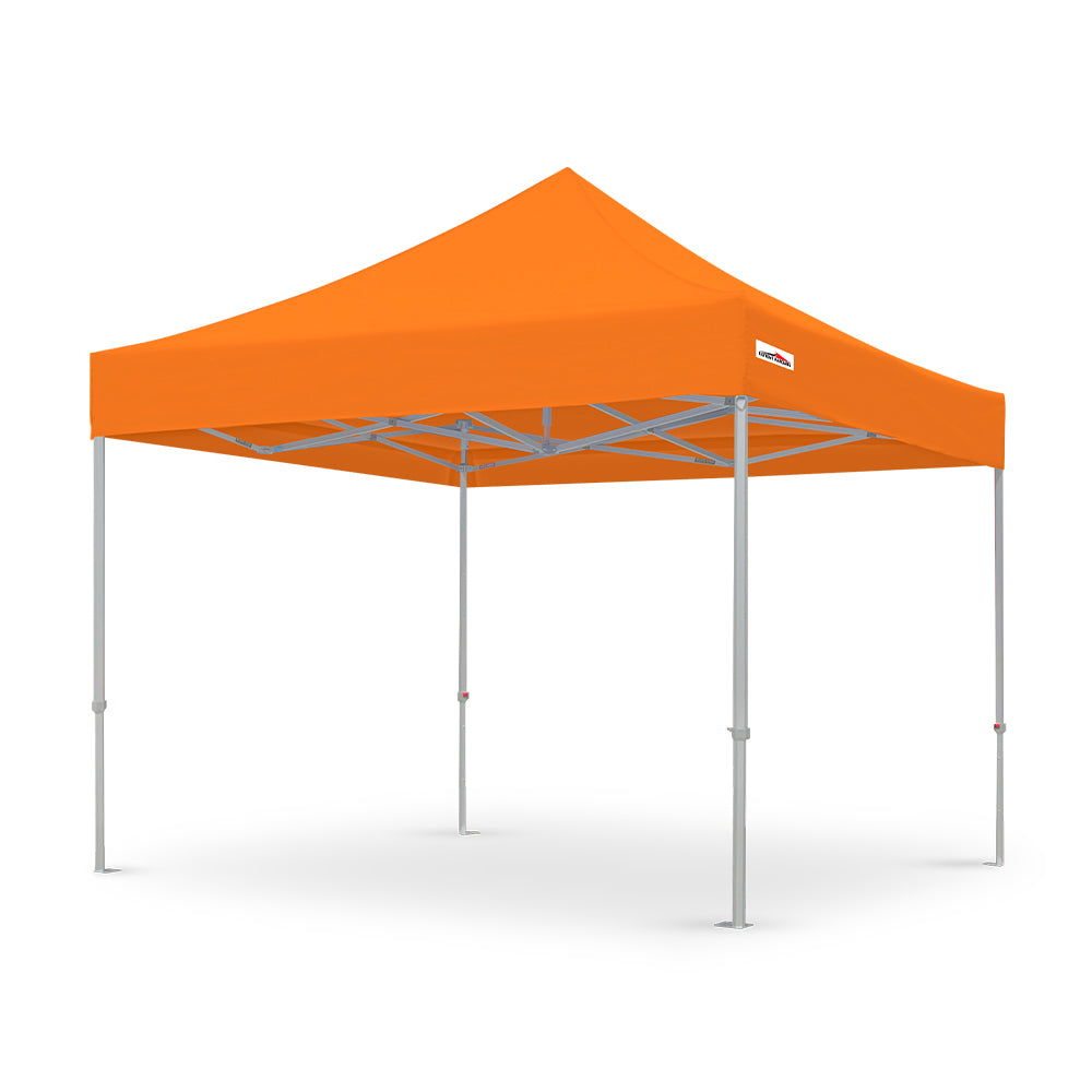 X6 velocity high strength 10x10 canopy tent in orange