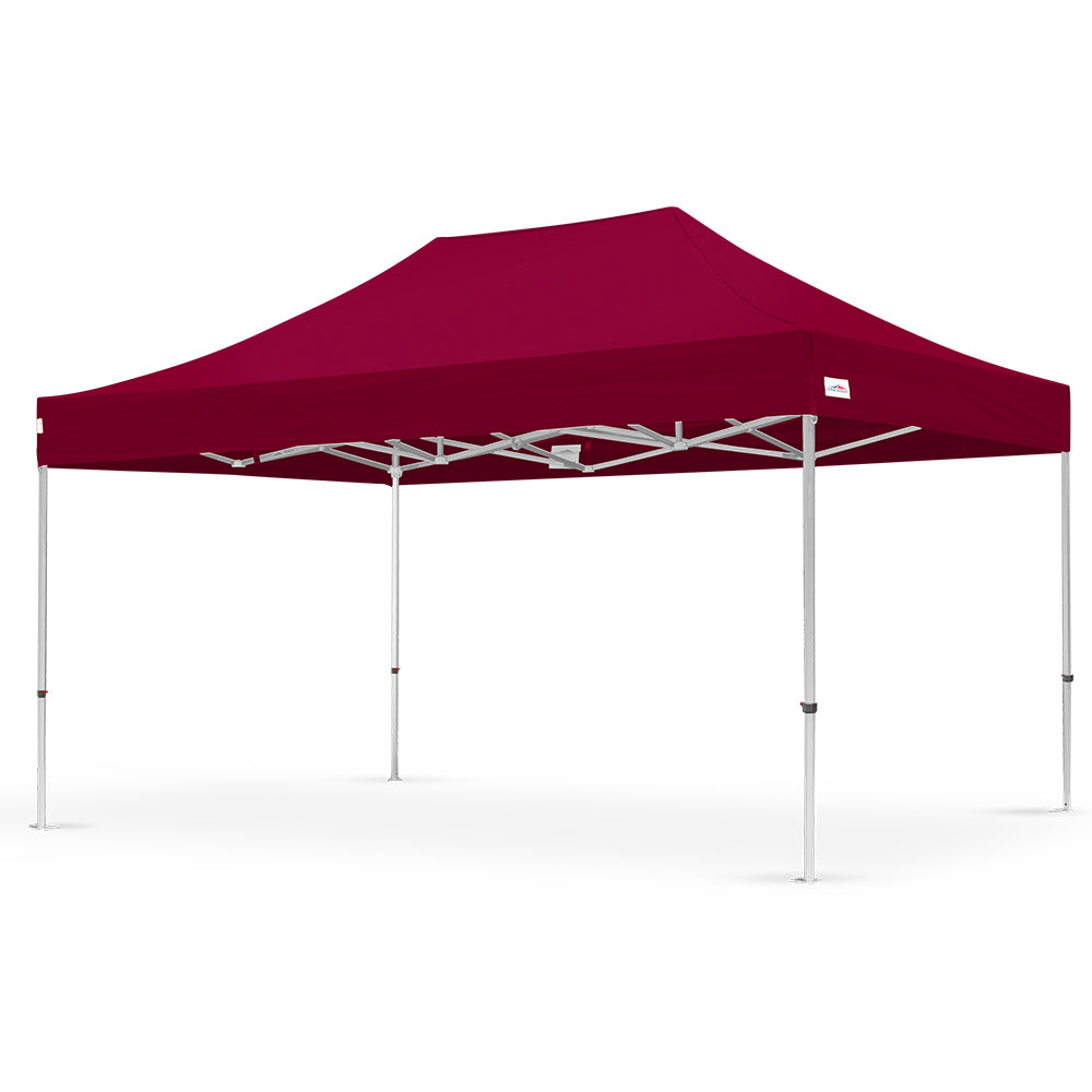 X6 velocity high strength 10x15 canopy tent in maroon