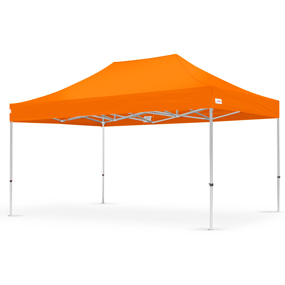 X6 velocity high strength 10x15 canopy tent in orange