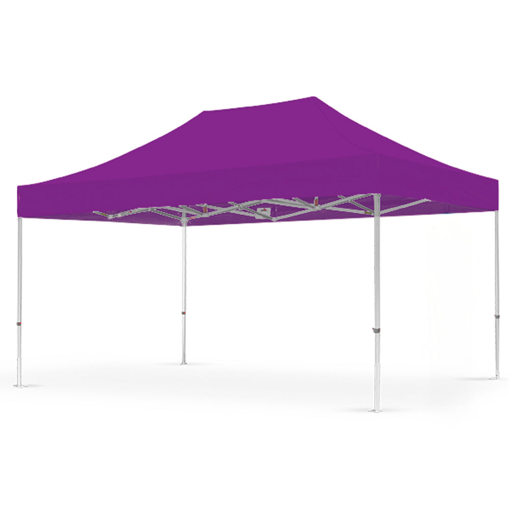 X6 velocity high strength 10x15 canopy tent in purple