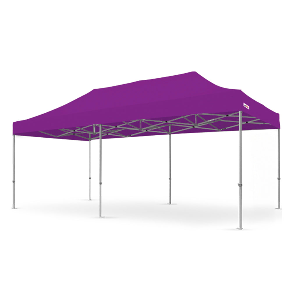 X6 velocity high strength 10x20 canopy tent in purple