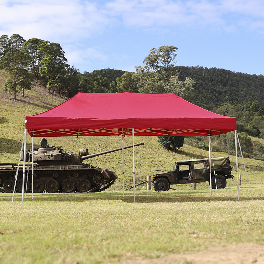 X6 velocity high strength 10x20 canopy tent set up