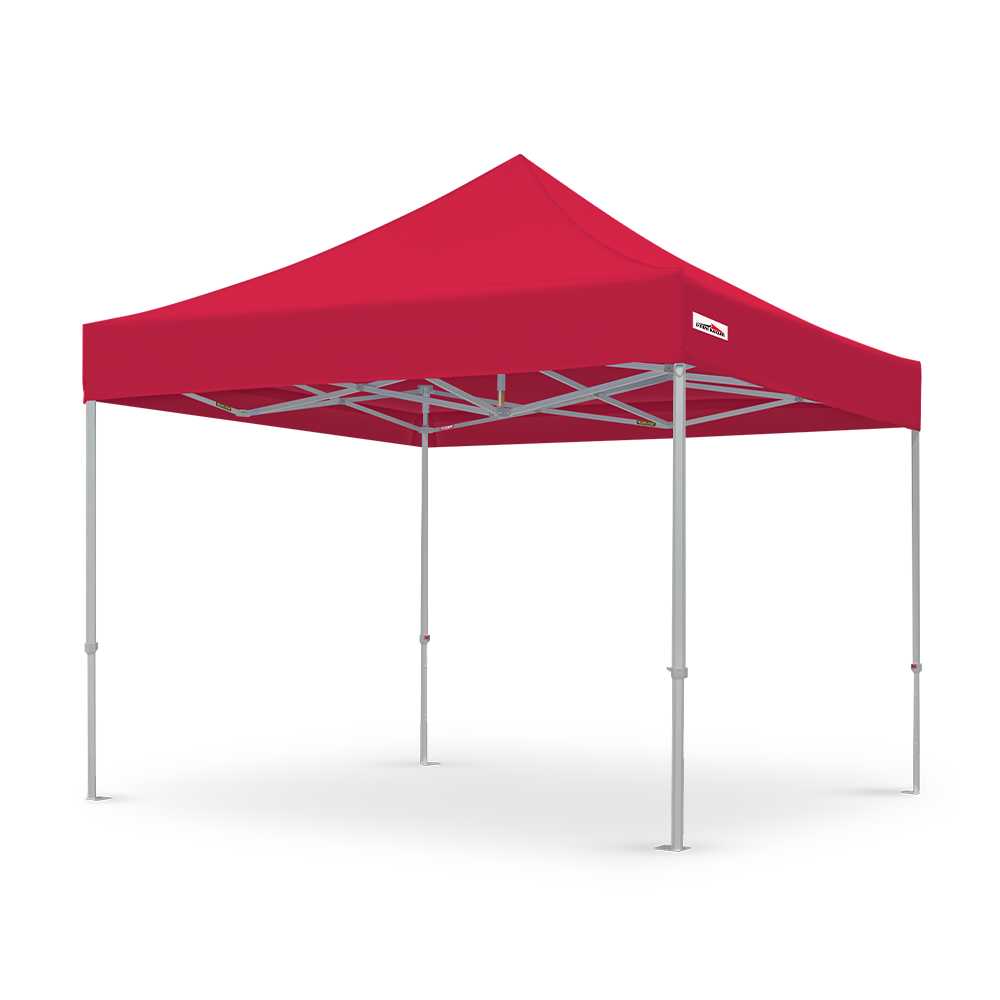 X6 velocity high strength 10x10 canopy tent in red