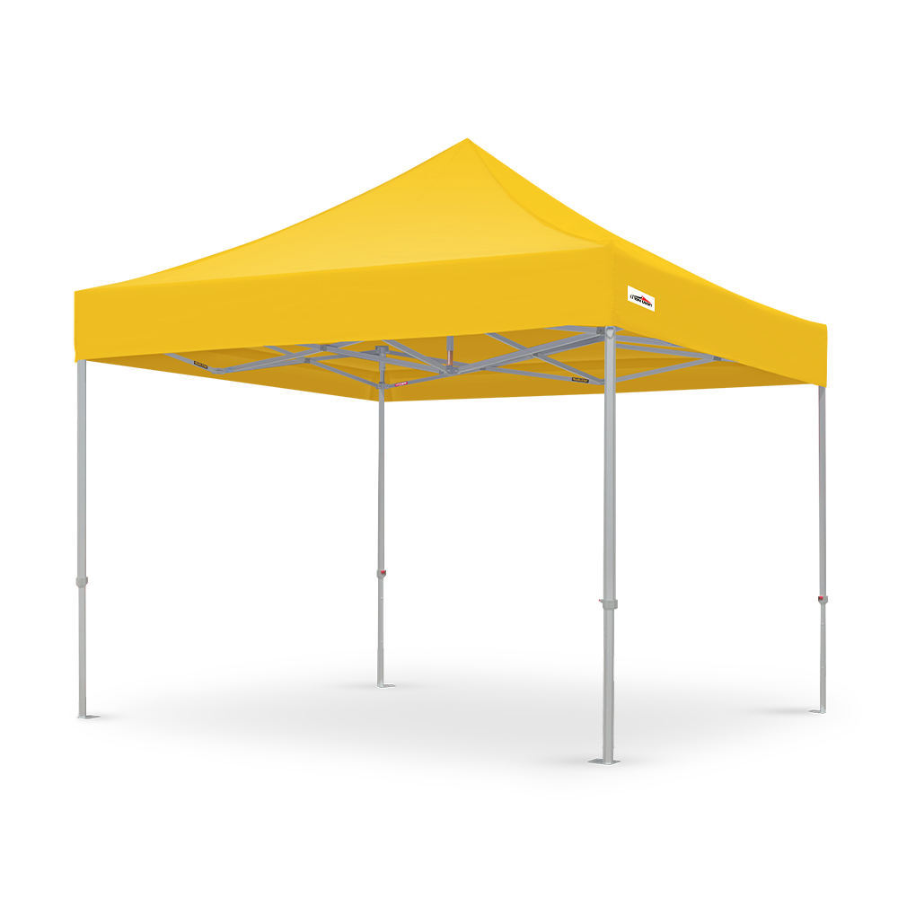 X6 velocity high strength 10x10 canopy tent in yellow
