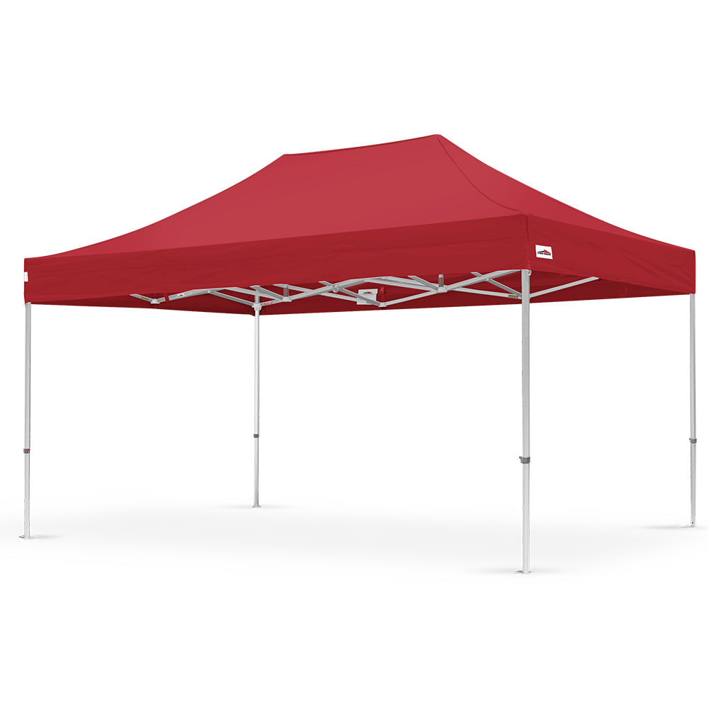 X6 velocity high strength 10x15 canopy tent in red