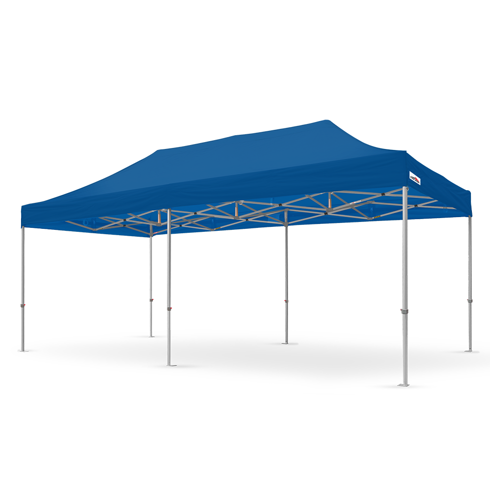 X6 velocity high strength 10x20 canopy tent in blue