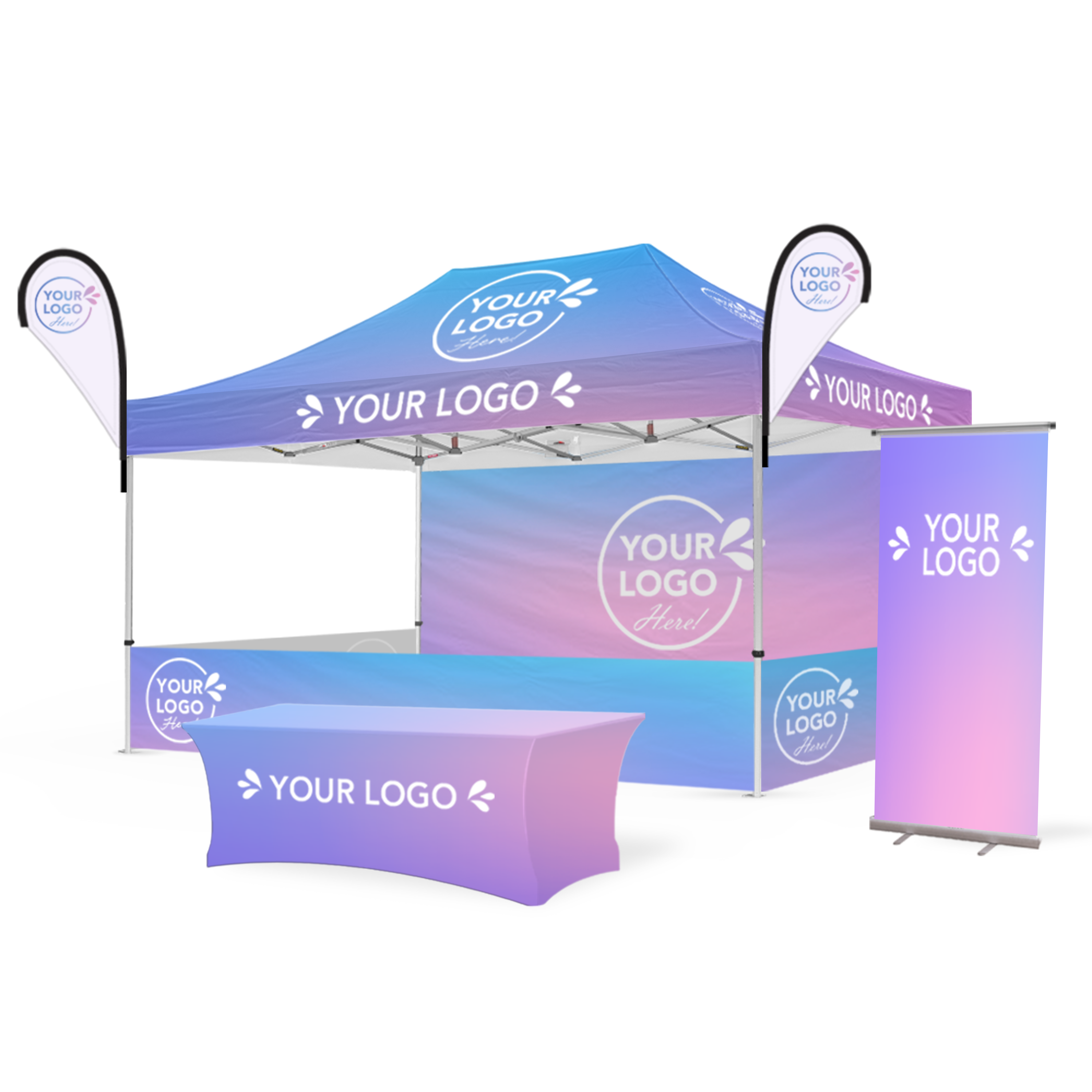 X6 Velocity Custom Canopy Tent Package