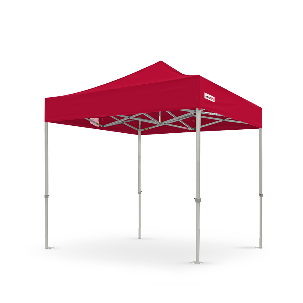 X6 velocity high strength 8' x 8' canopy tent in red